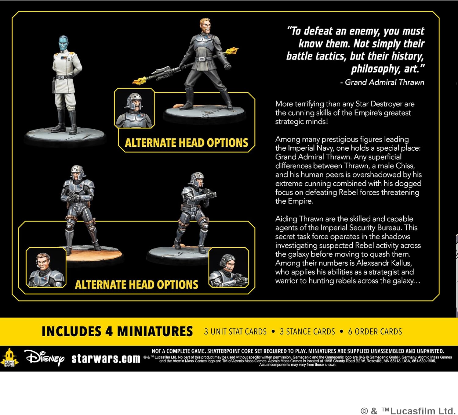 Atomic Mass Games Star Wars: Shatterpoint Not Accepting Surrenders Squad Pack 4