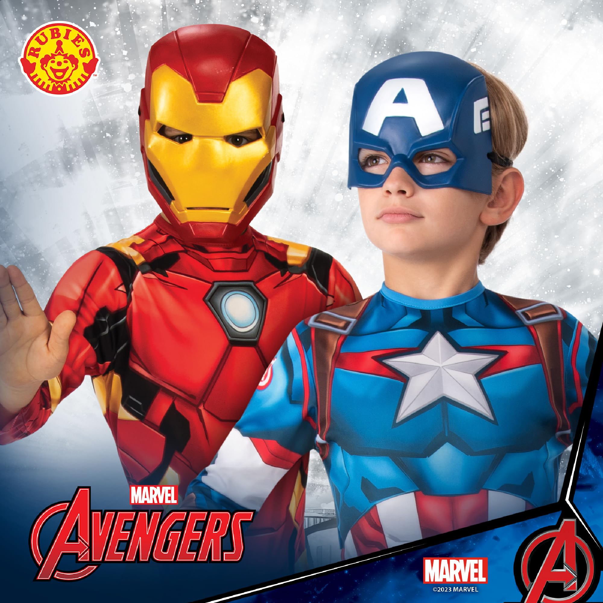 Rubies Captain America Kids Fancy Dress Costume - Boys Size 5-6 Years | Polyester 4