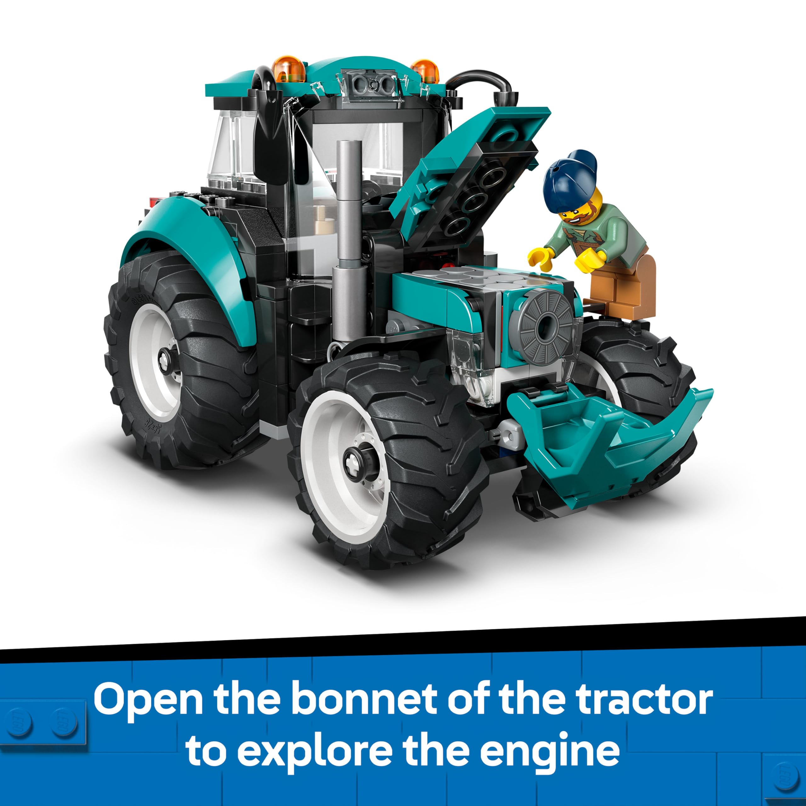 LEGO City Tractor Toy Building Set 60498 | Ages 6+ | Farmer Minifigure Included 4