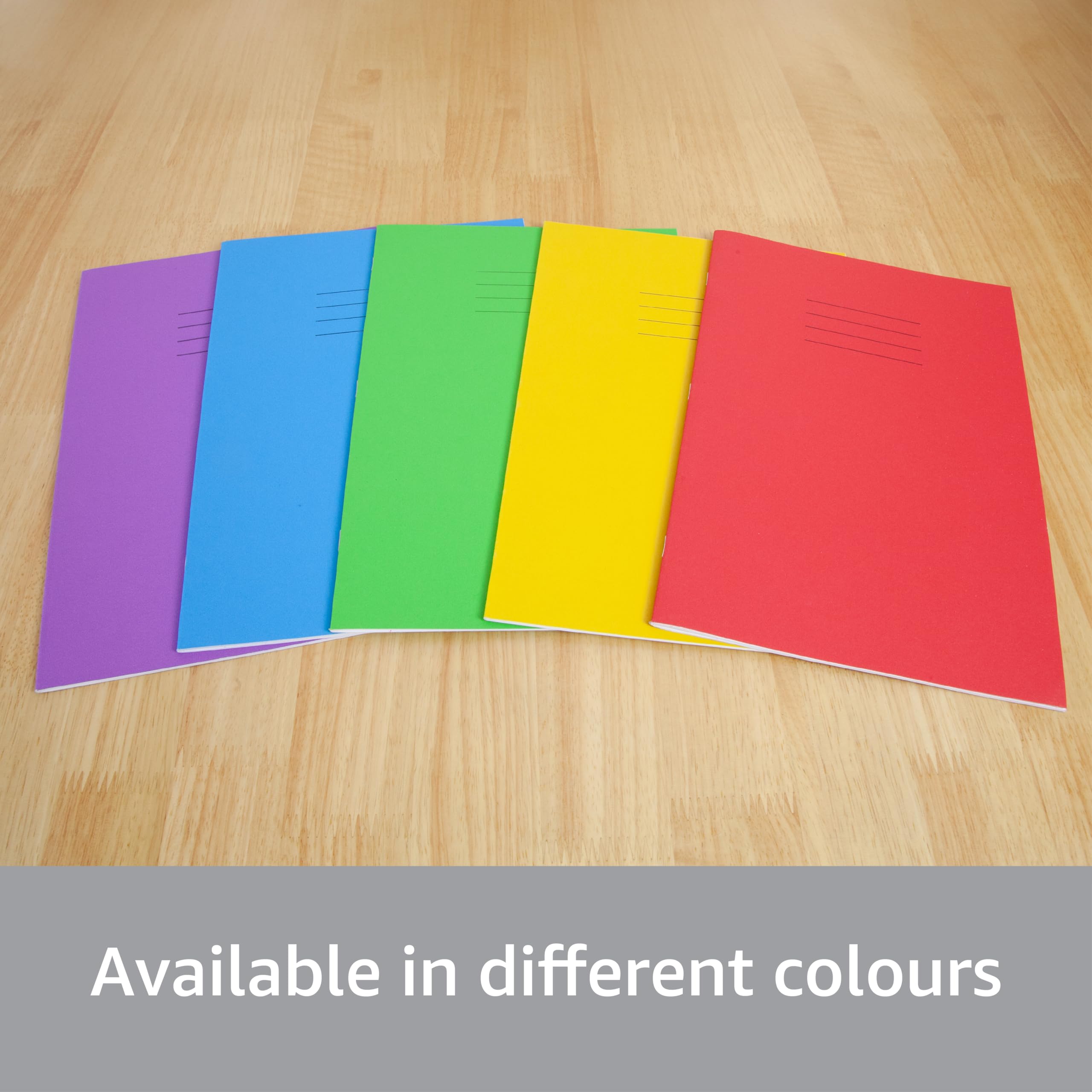Hamelin A4 Exercise Book - 8mm Ruled & Margin, 48 Pages, Red Cover | Pack of 10 5