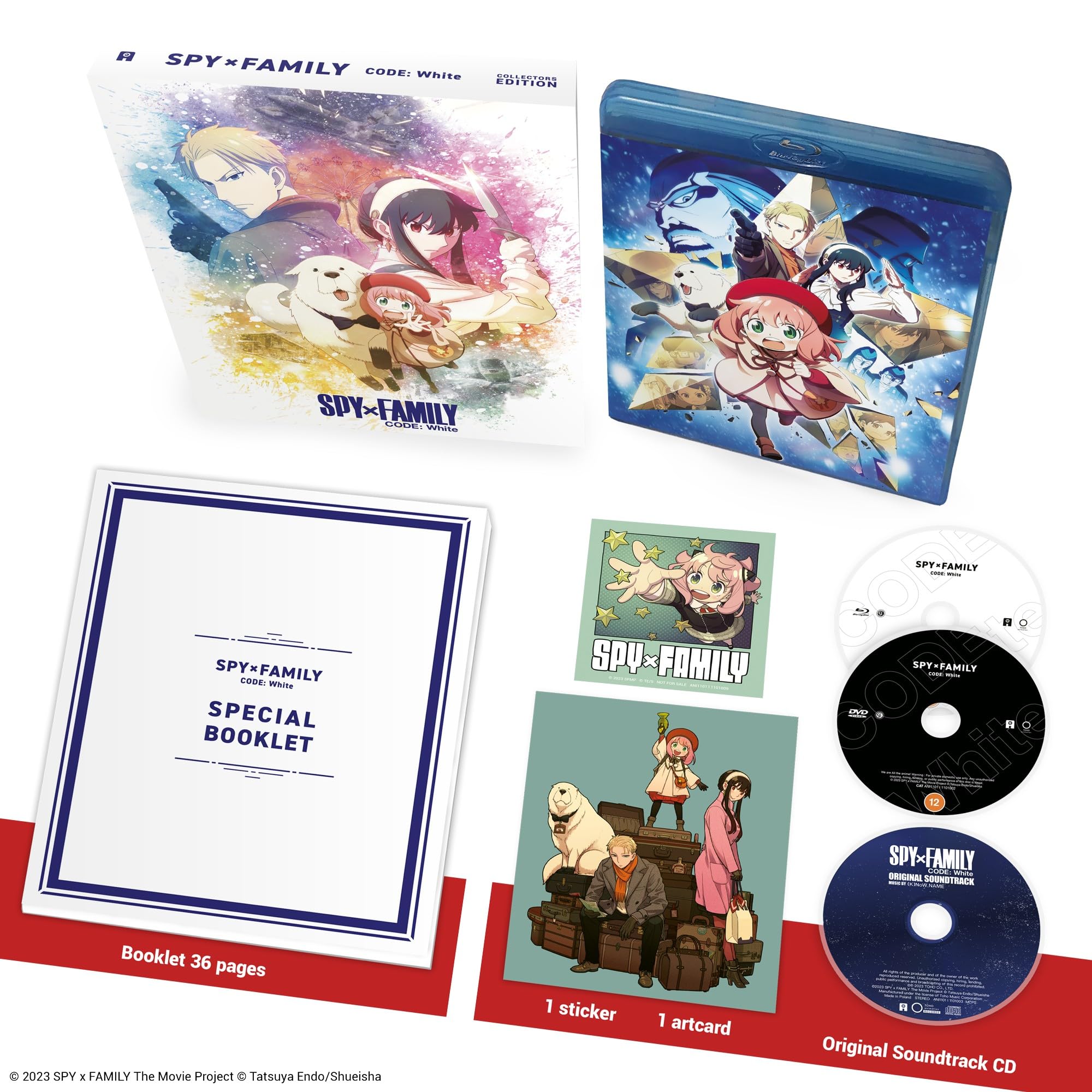 SPY x FAMILY CODE: White [Blu-ray+DVD+CD Collector's Edition]