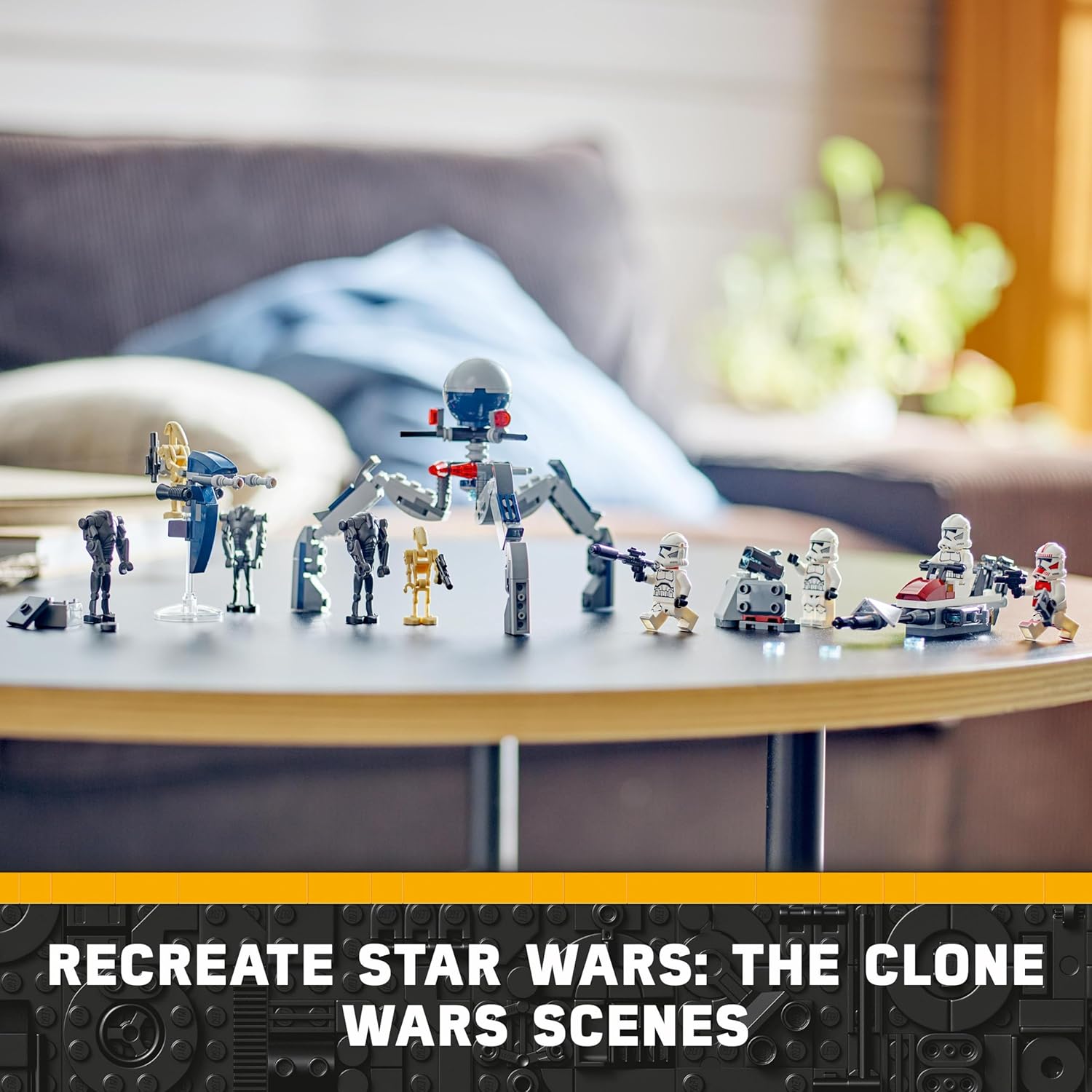 LEGO Star Wars Clone Trooper &amp; Battle Droid Battle Pack – Bauspielzeug-Spielset für Kinder ab 7 Jahren 6