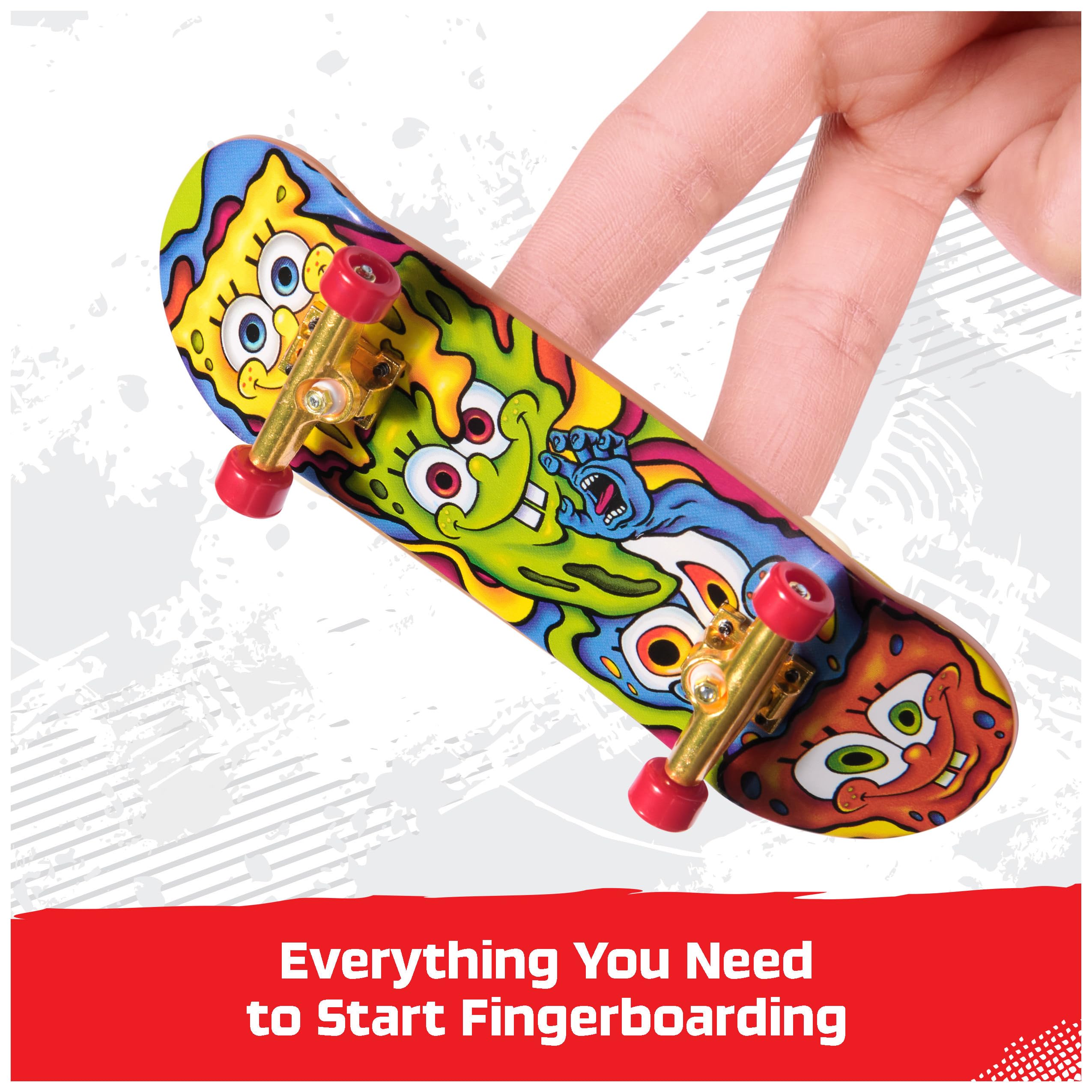 Tech Deck Spongebob Sk8shop Fingerboard Bonus Pack | Customize 3 Boards | Ages 6+ 5