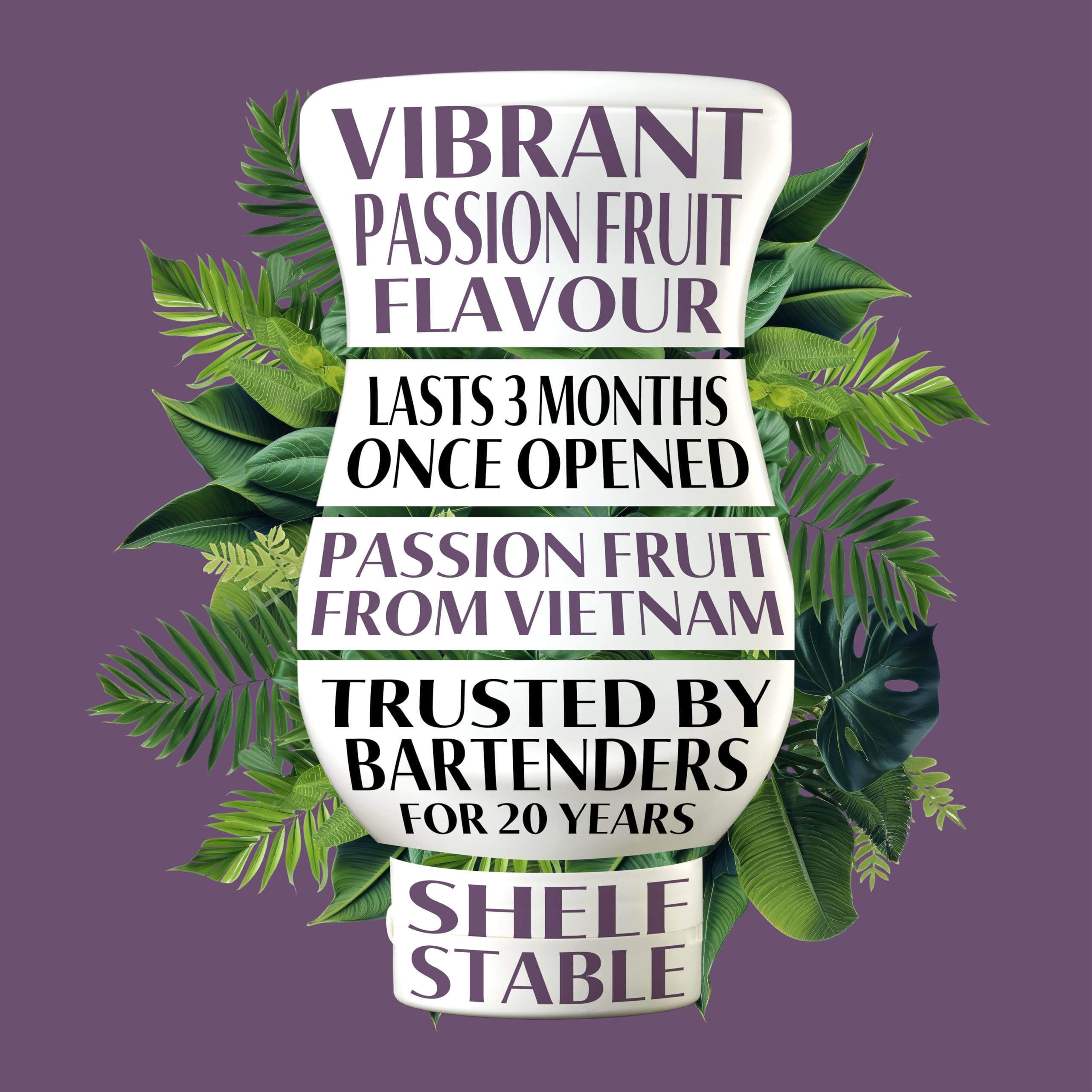 Reàl Infused Exotics Passion Fruit Puree Infused Syrup - 40% Real Fruit Puree | 500 ml Squeezy Bottle