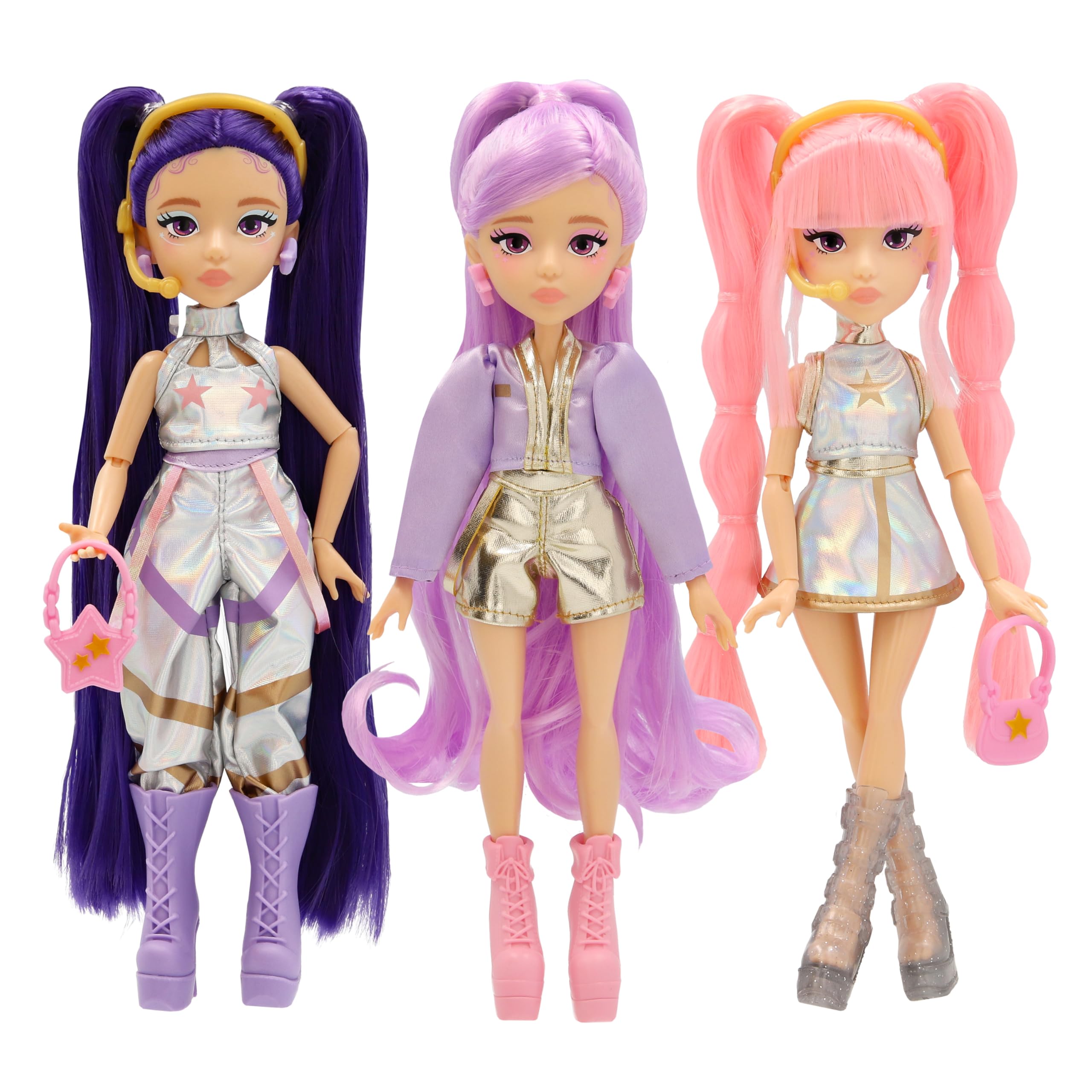 Basic Fun K-Pop Fashion Doll Yuni - Pop Star Idol with 3 Accessories | Ages 4+ 7