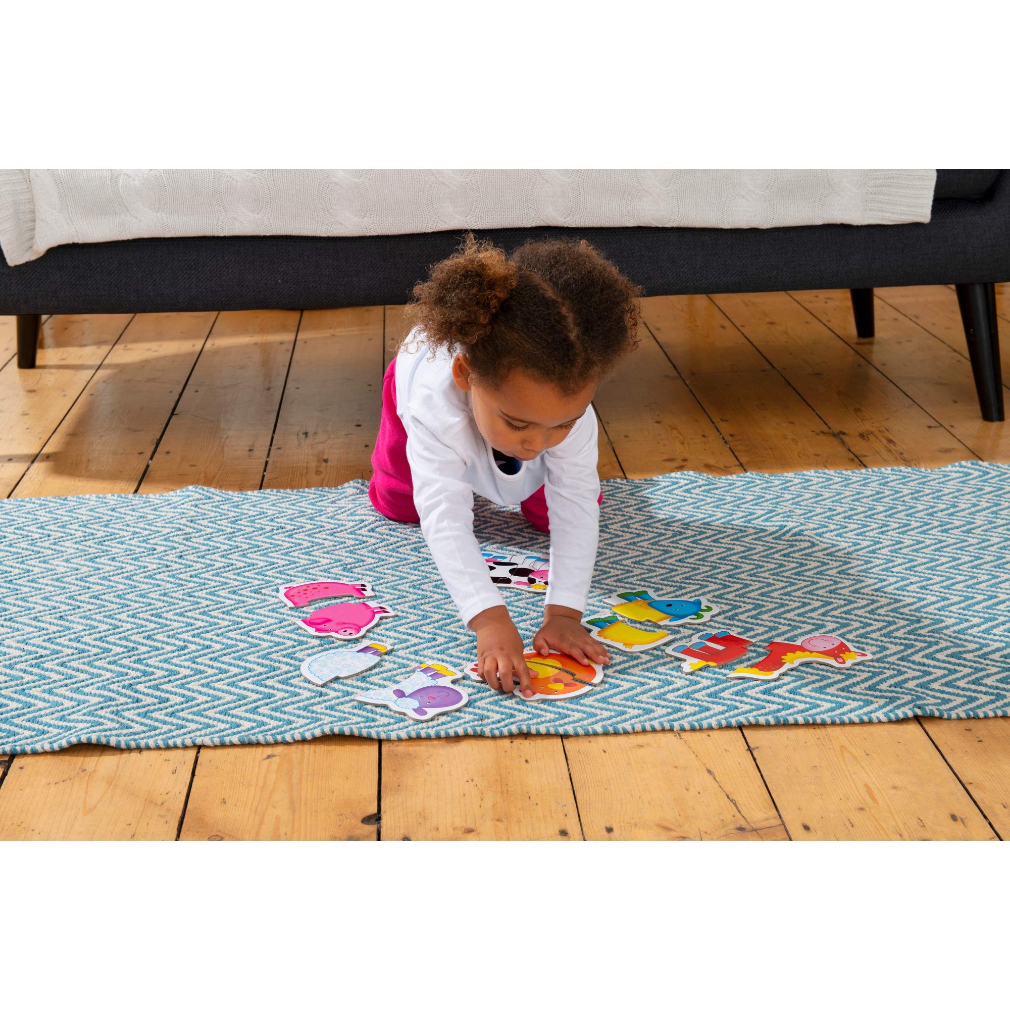 Galt Toys Baby Puzzles - Farm Theme 2-Piece Jigsaw Puzzles for Toddlers Ages 18 Months+ 8