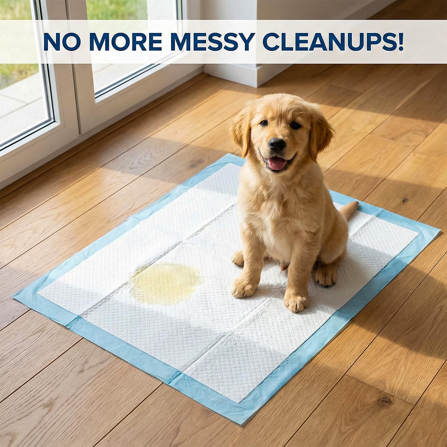 PET'S HUB Disposable Training Pads - Extra Large, 50 Count | 5-Layer Protection | Leak-Proof 7