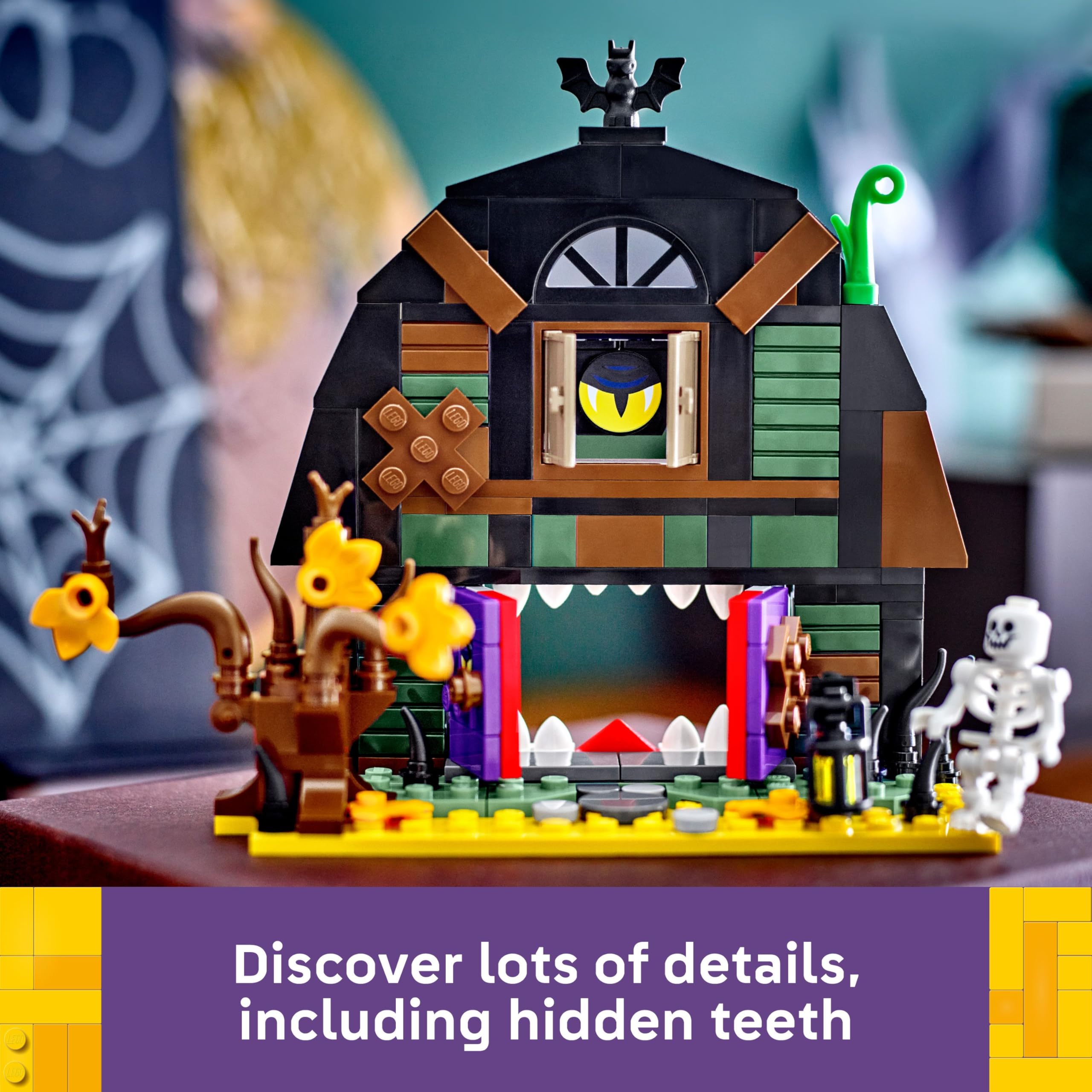 LEGO Halloween Barn Building Set 40721 - Skeleton Minifigure & Decor | Ages 8+ 5