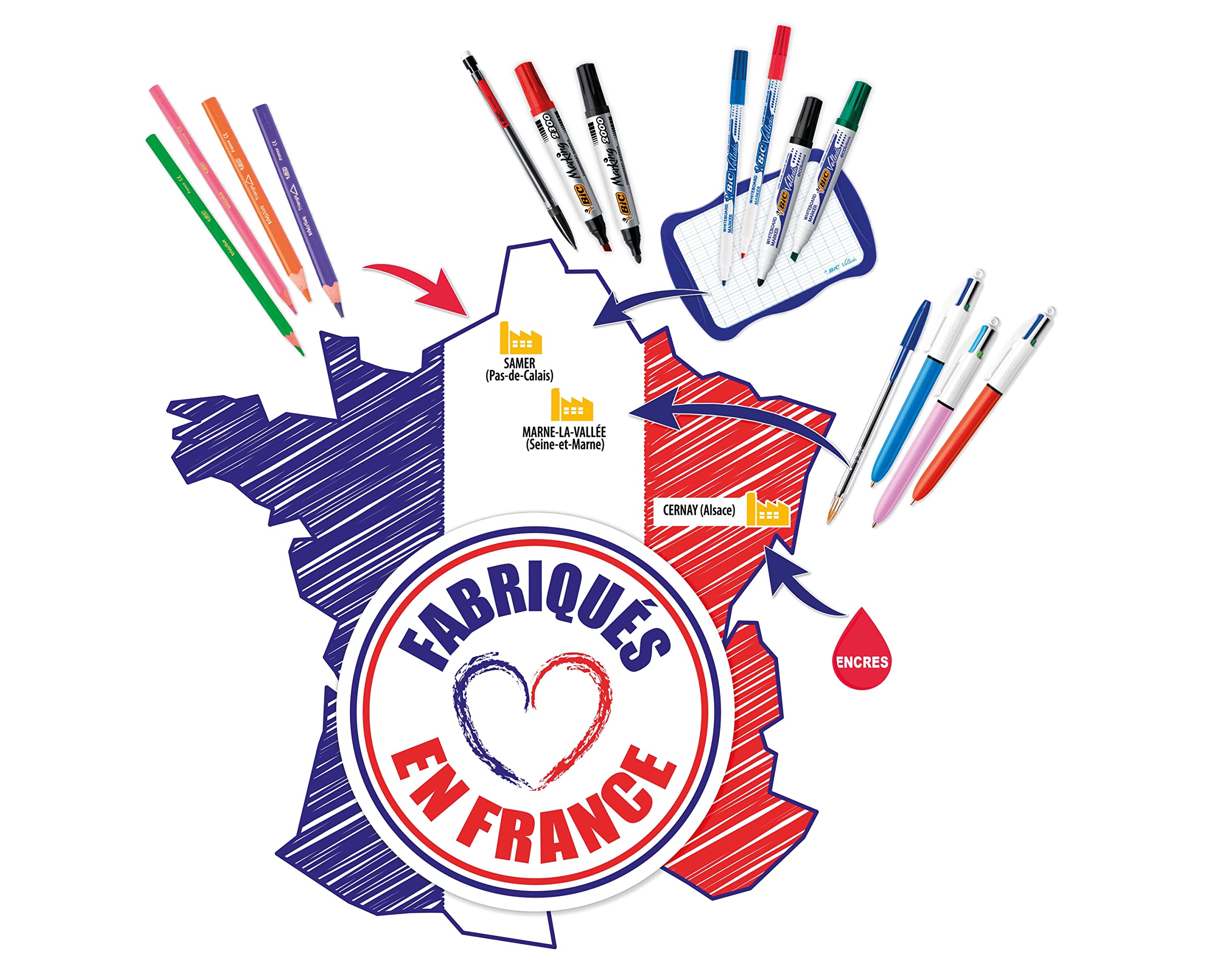 BIC Matic Original Mechanical Pencils - 0.7mm HB Lead, Pack of 12 | Includes Eraser & Refills 7