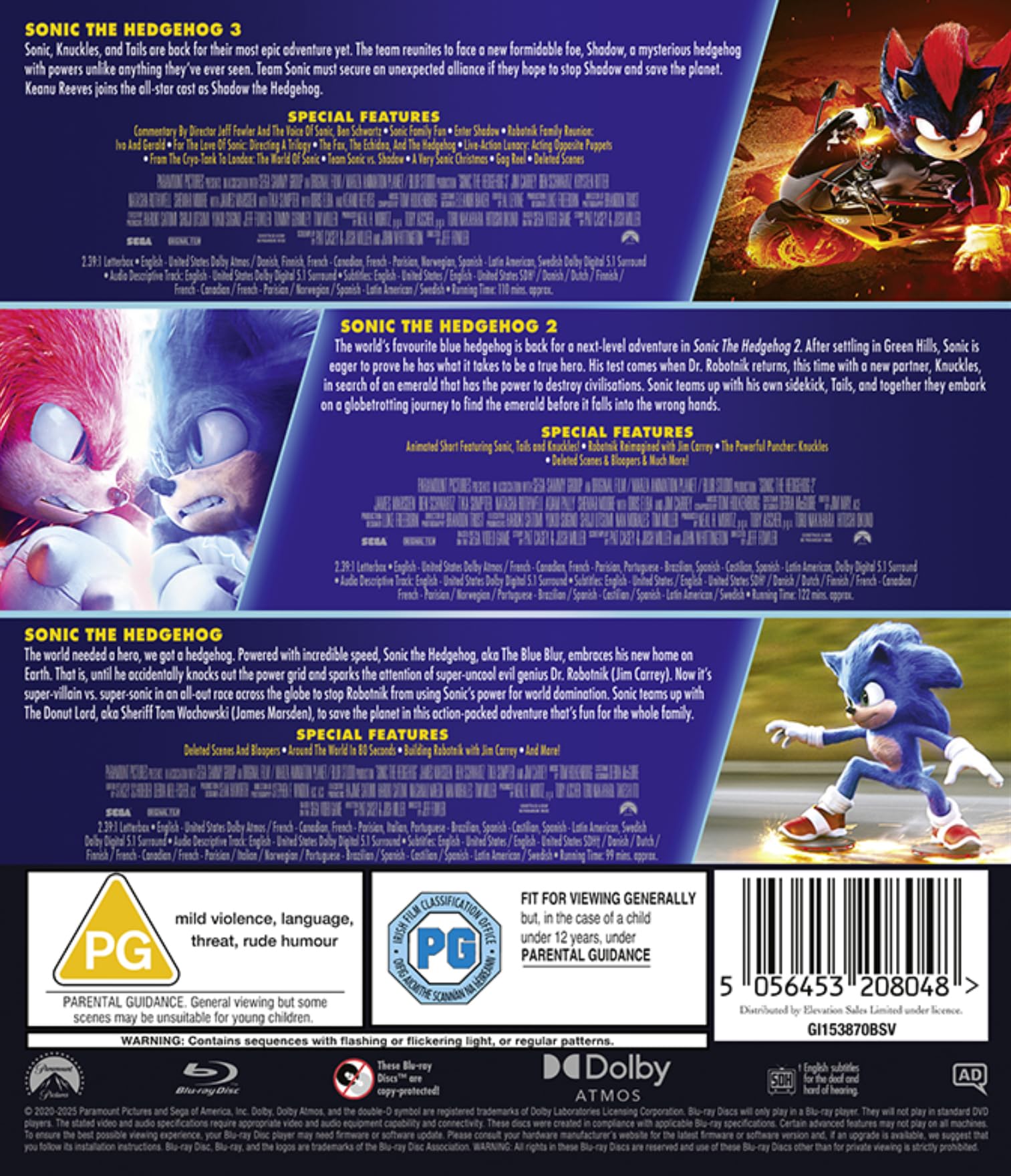 Sonic the Hedgehog 3-Movie Collection [Blu-ray] 3