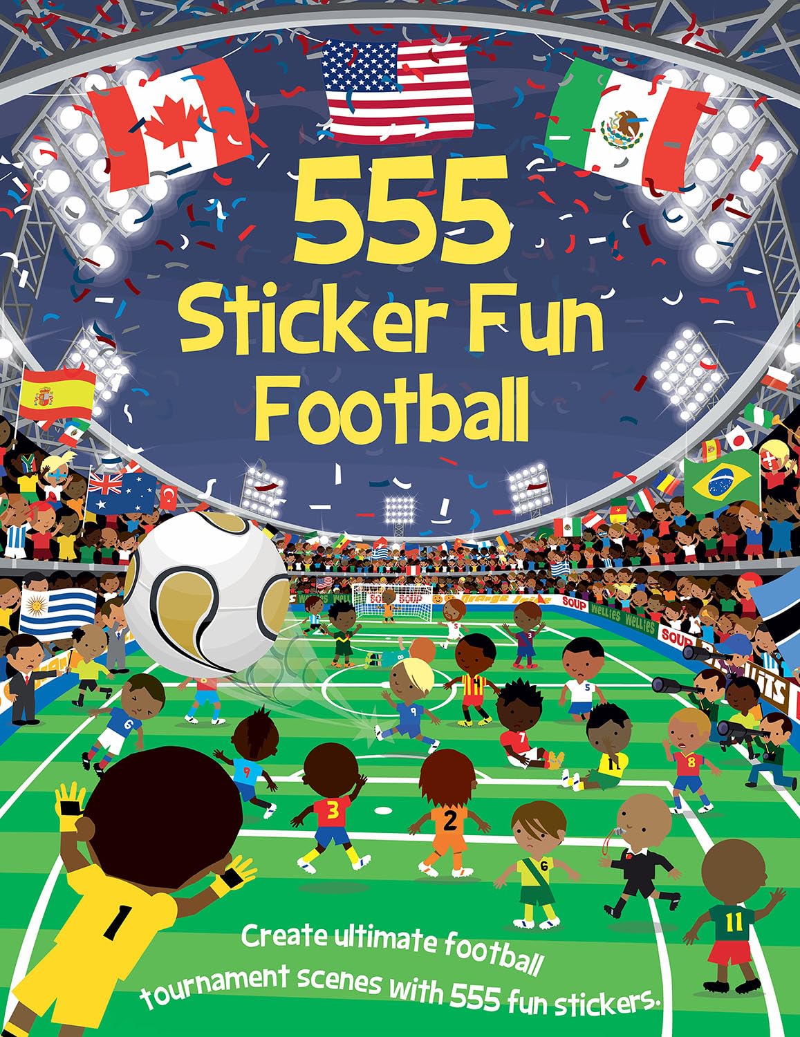 Two Windmills Limited 555 Sticker Fun Football Activity Book | Paperback | Ages 5-7