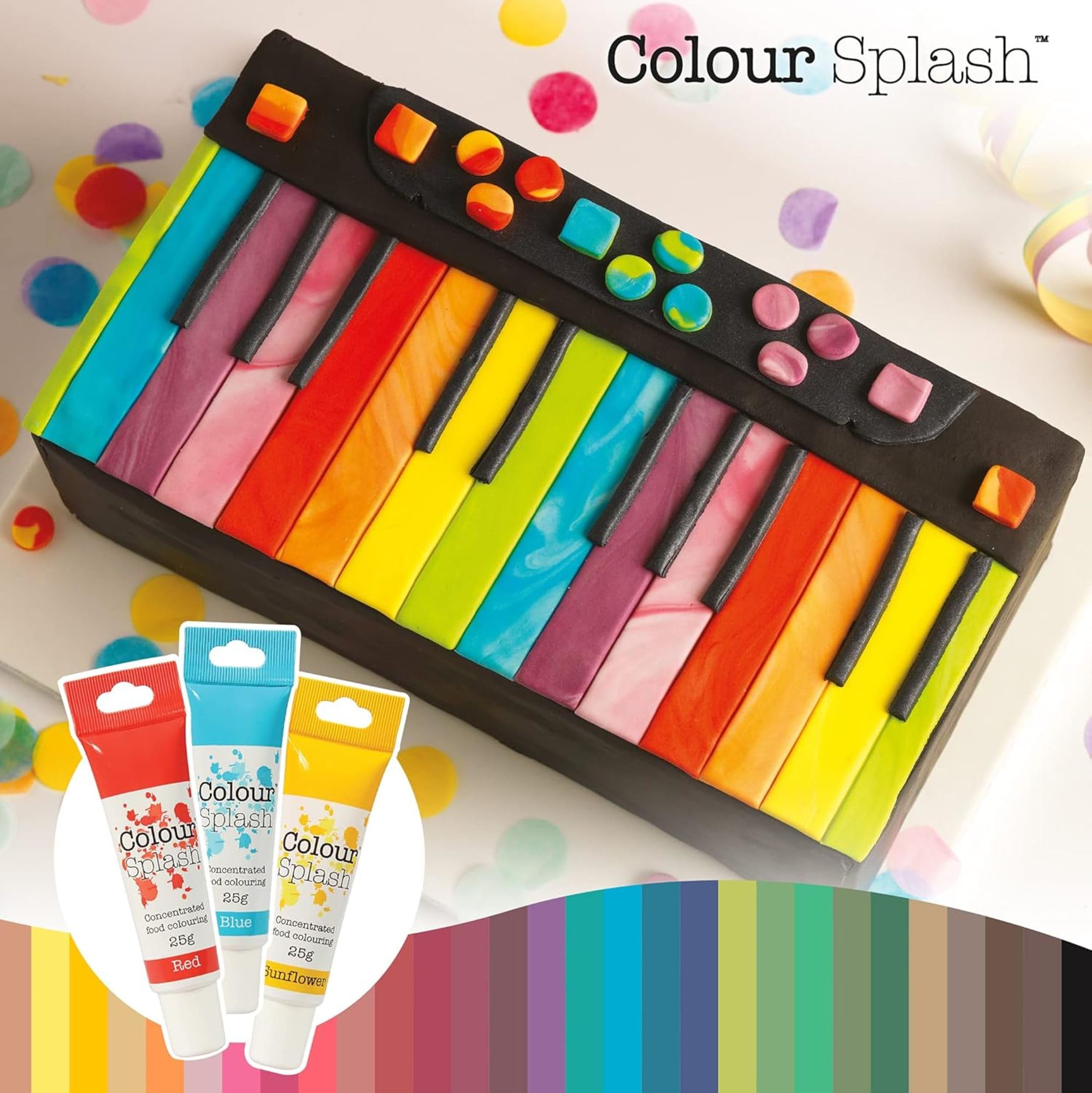 Colour Splash Food Colouring Gel - Latte | Highly Concentrated Gel | 25g 5