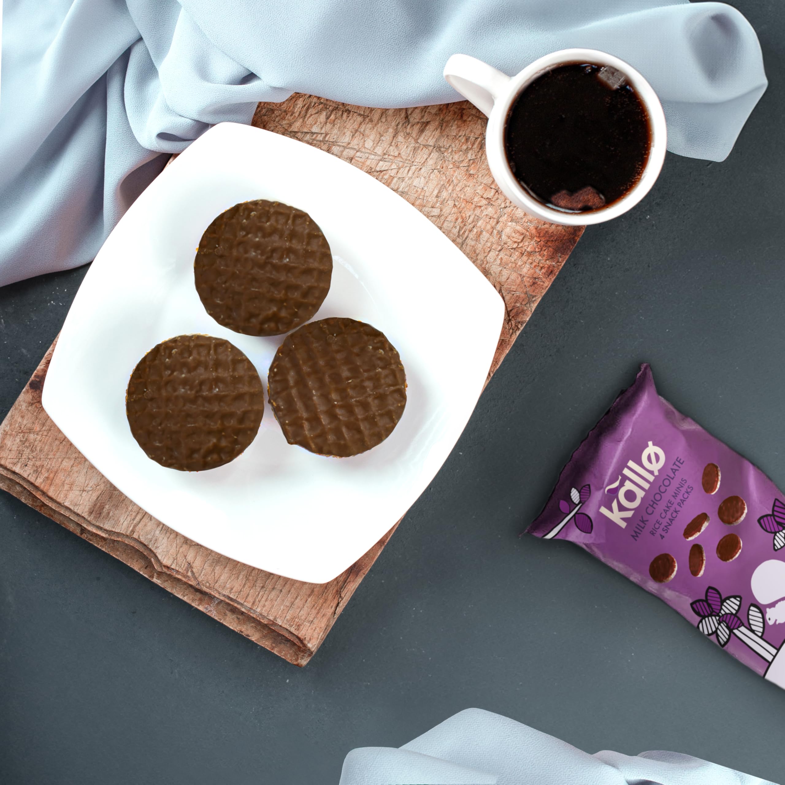 Kallo Mini-Reiswaffeln aus belgischer Milchschokolade, 9 x 84 g 7