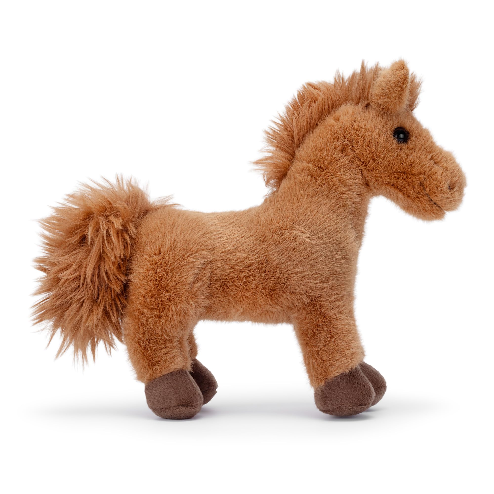 Zappi Co Light Brown Horse Plush Toy - 25cm Soft Stuffed Animal for Cuddles | Machine Washable 7