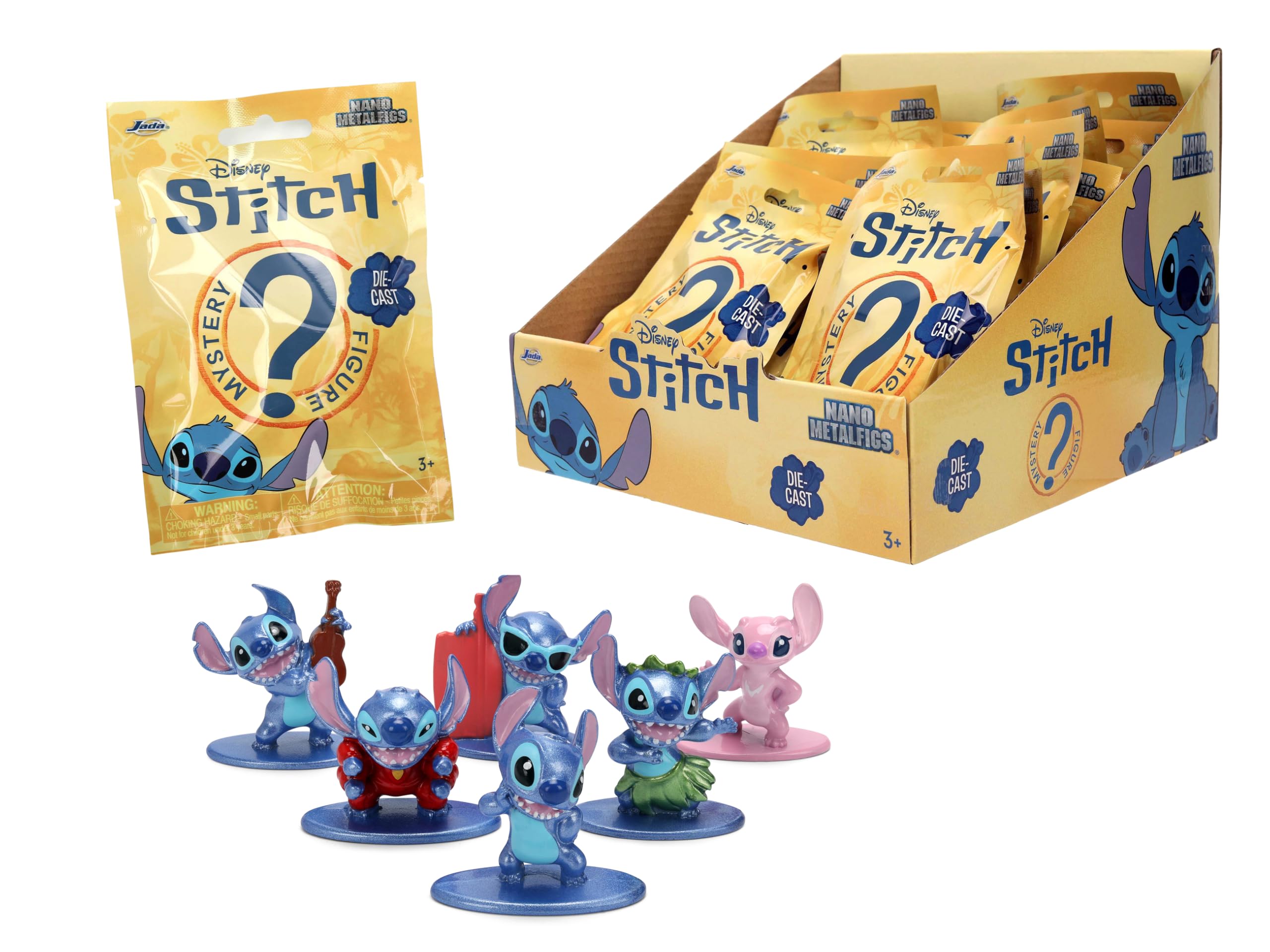 Jada Disney Stitch Nano Metalfigs Blind Bag - 1.65 Inch Die-Cast Collectible Figure 4