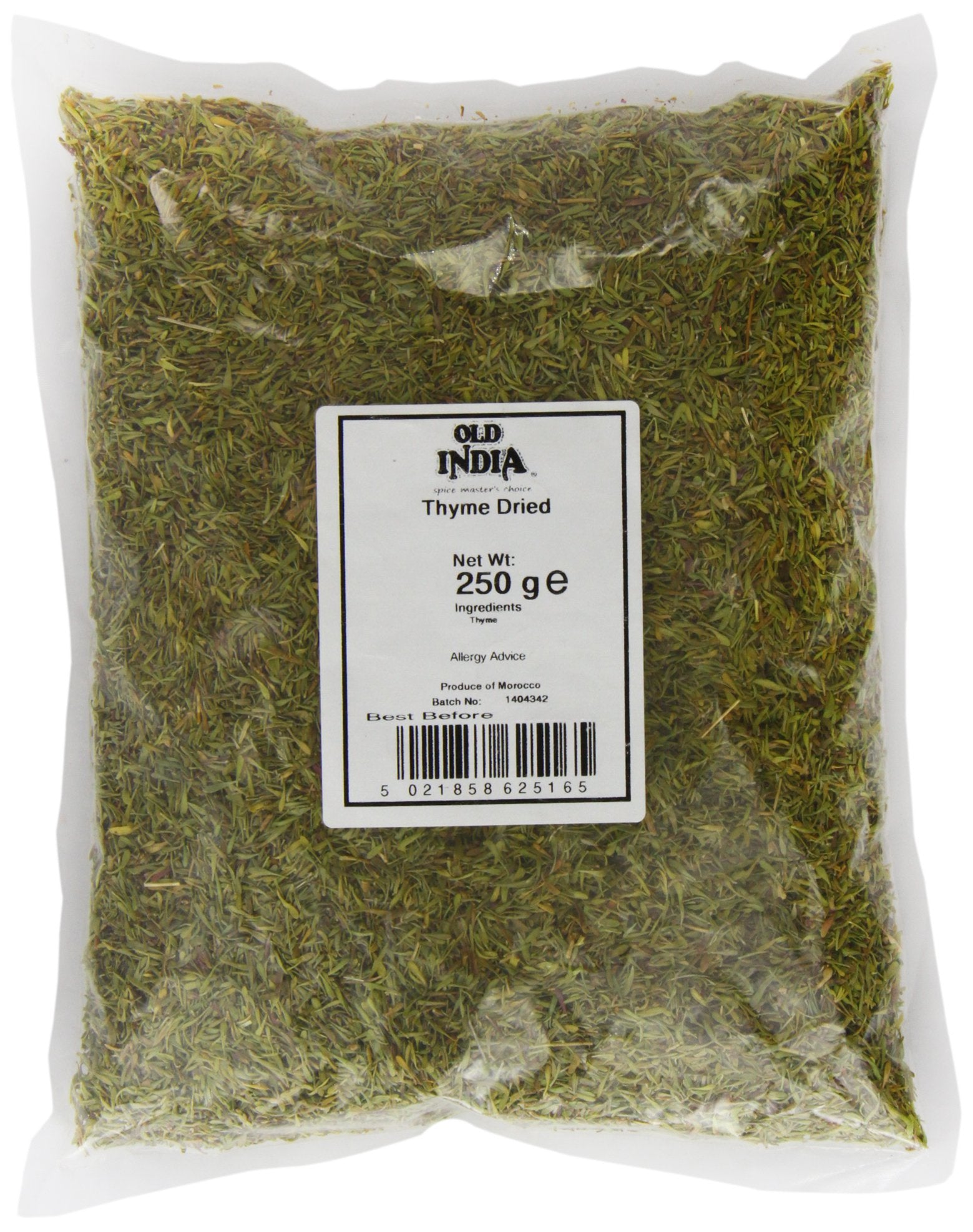 Old India Dried Thyme - 100% Natural Herb | 250g Pack | Up to 2 Year Shelf Life