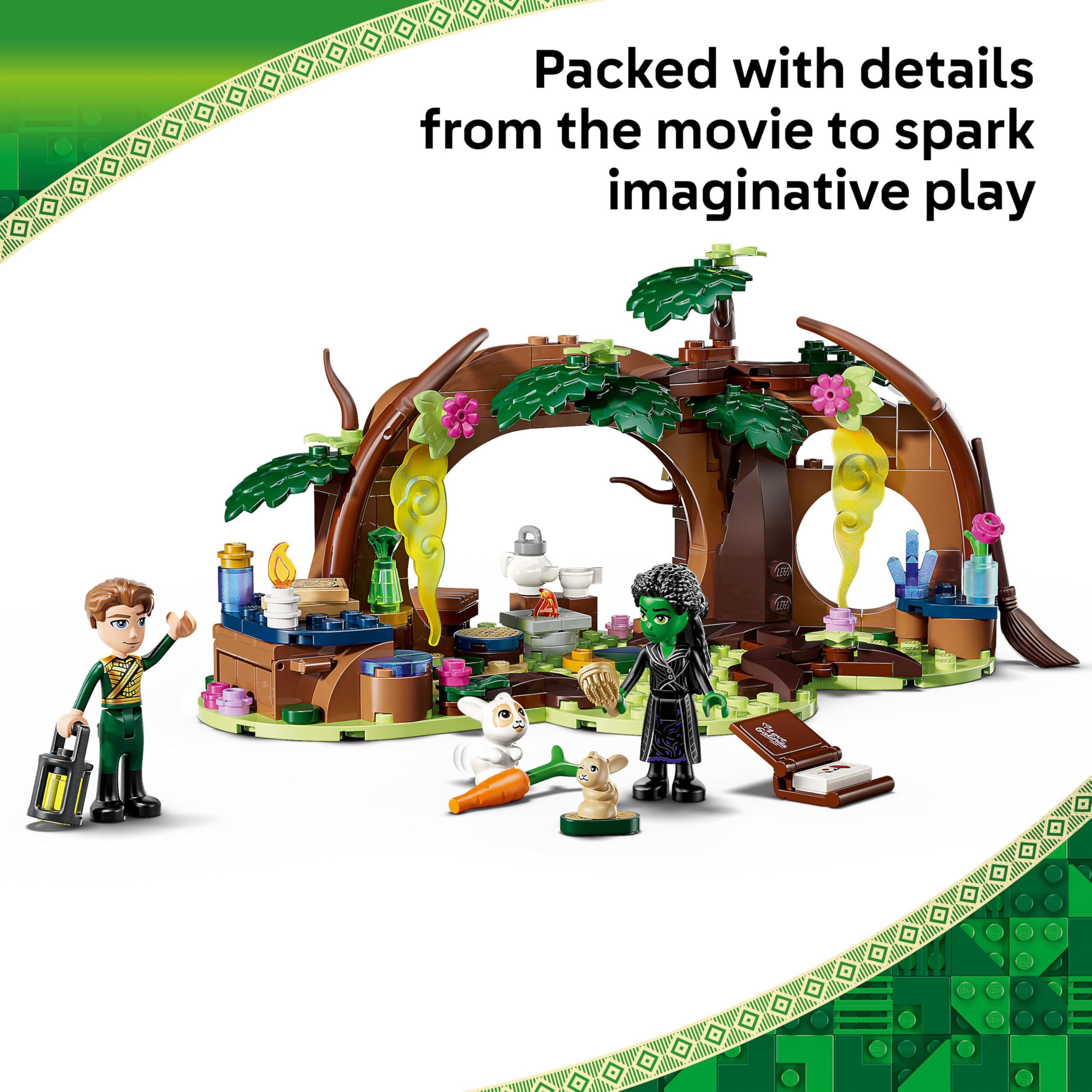 LEGO Wicked Elphaba's Retreat Building Set - 2 Mini Dolls, 2 Animal Figures | Age 7+ 3