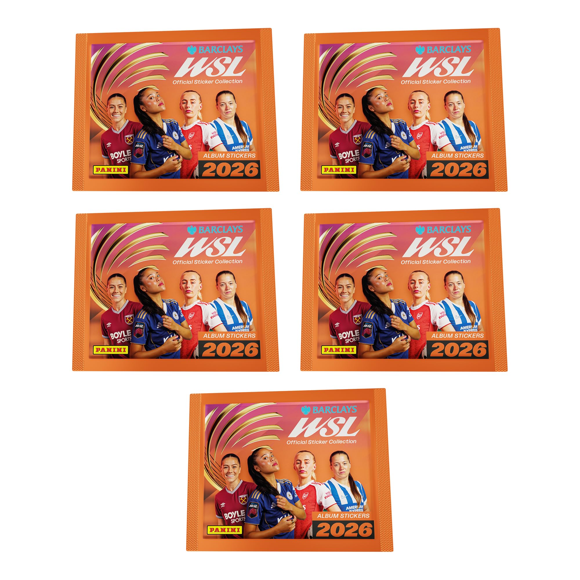 Panini Barclays Women’s Super League Official Sticker Collection 2026 - Starter Pack | 511 Stickers to Collect