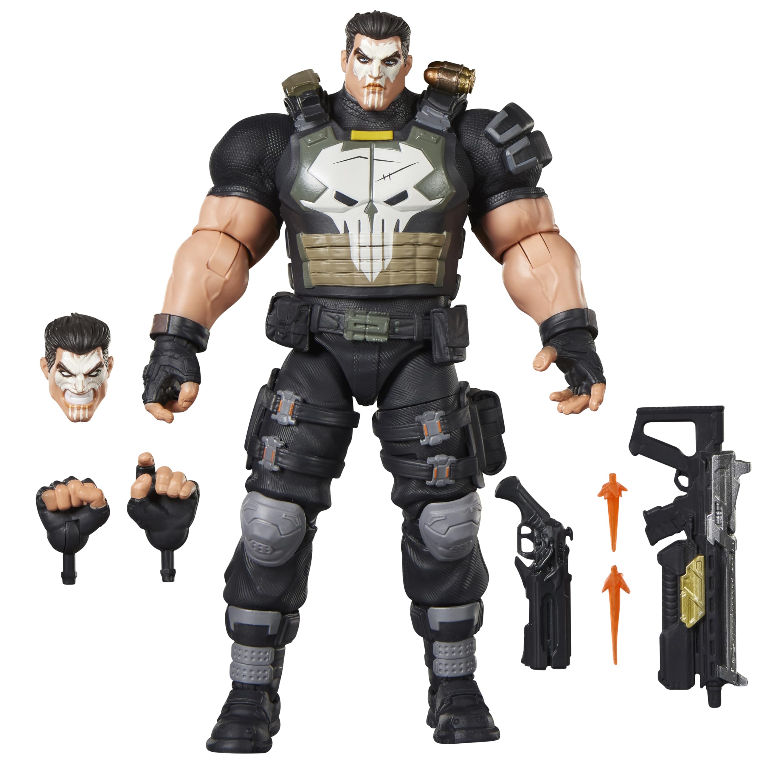 Marvel Legends Series The Punisher Action Figure - Marvel Rivals Video Game Inspired | 6 Inch