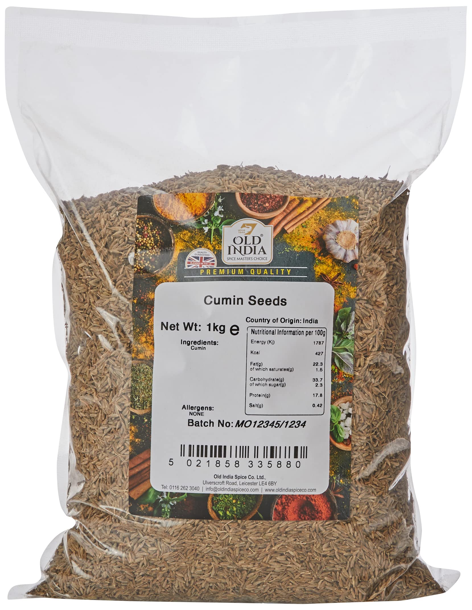 Old India Cumin Seeds - 100% Natural Whole Spice | 1 Kg Pack 1