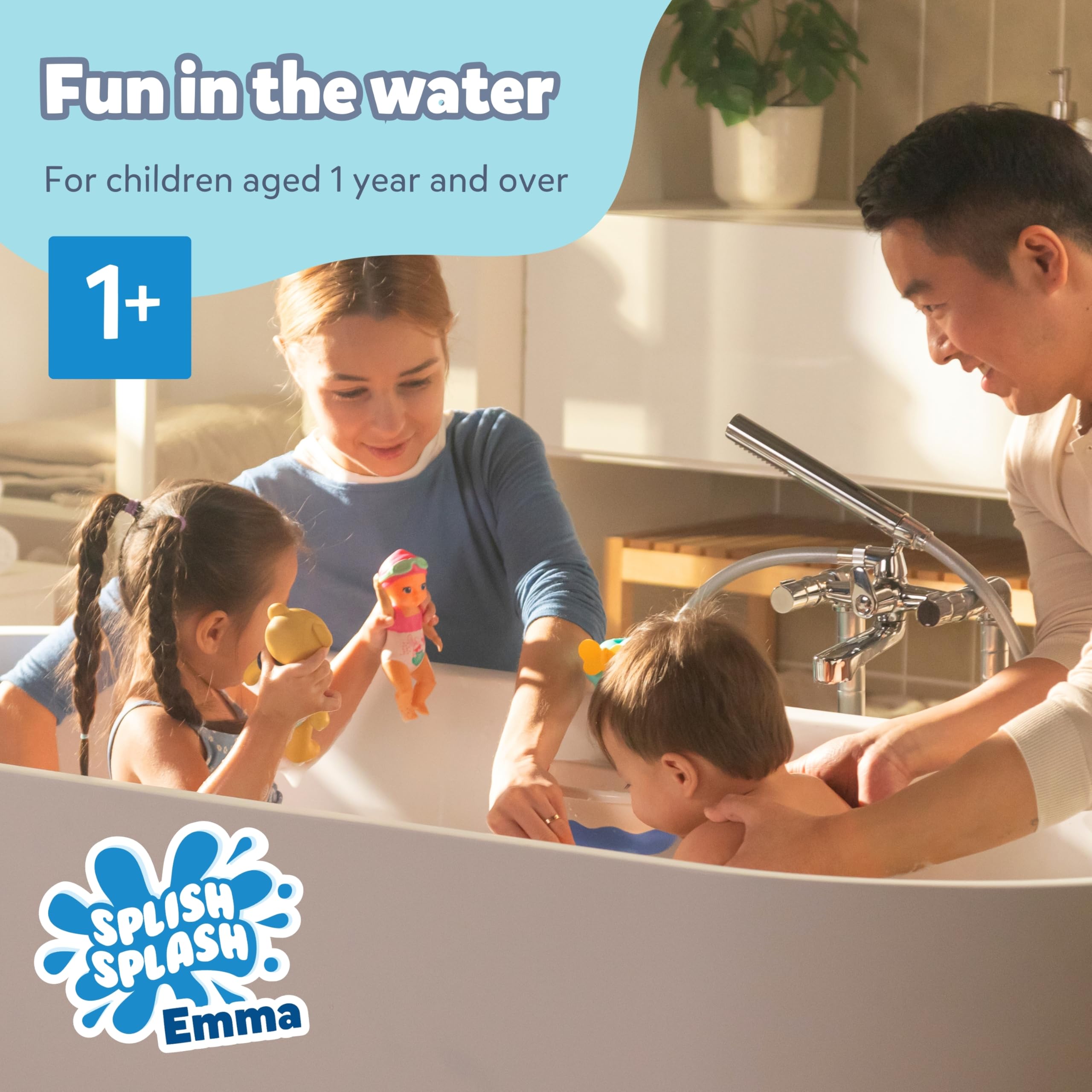 BABY born Splish Splash Emma Swimming Doll - Wind Up Mechanism | Ages 3+ | Pink