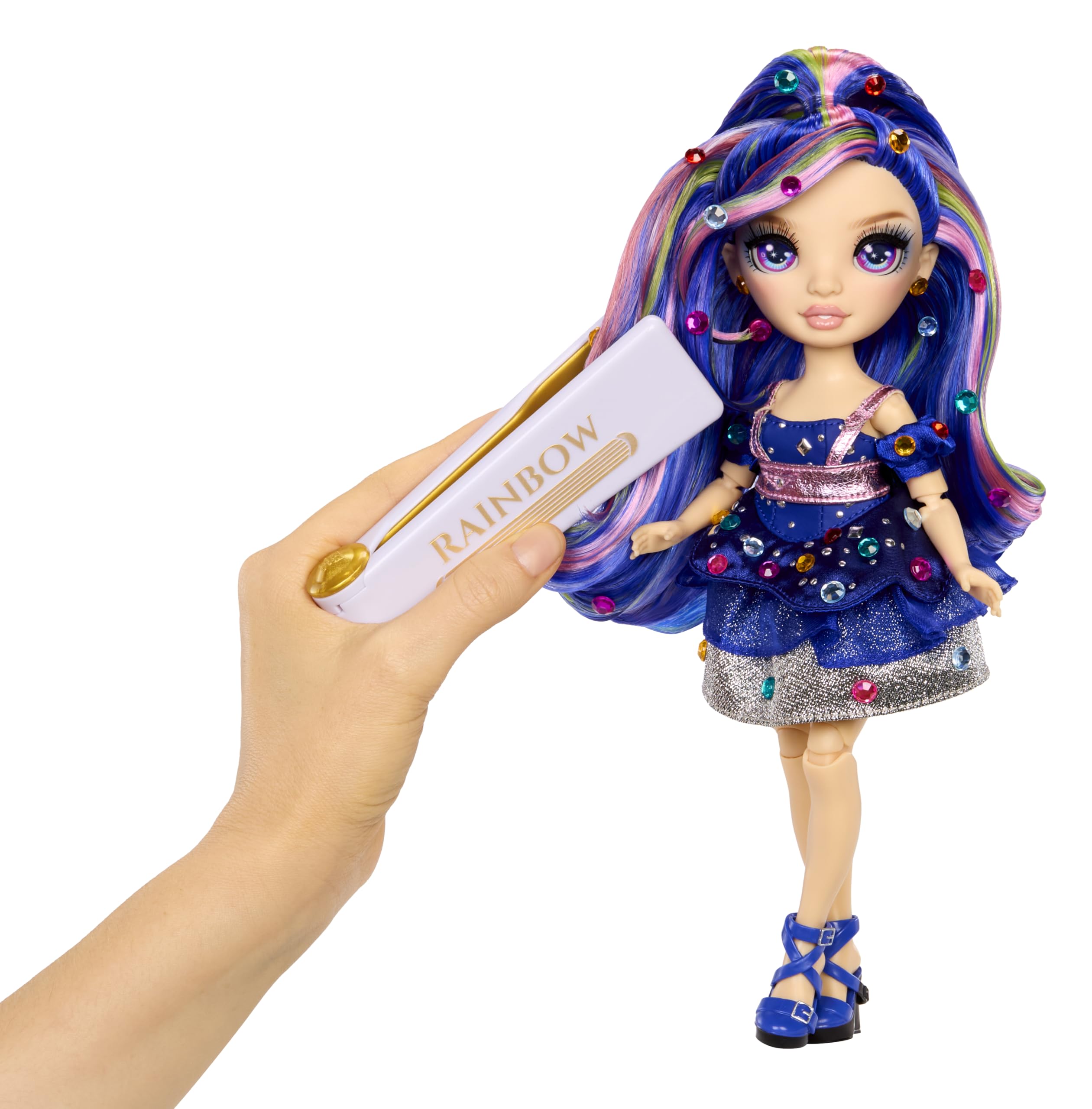 Rainbow High Genevieve Bleue Doll - 28cm Fashion Doll with Bedazzling Tool | Ages 4+ | Plastic 5