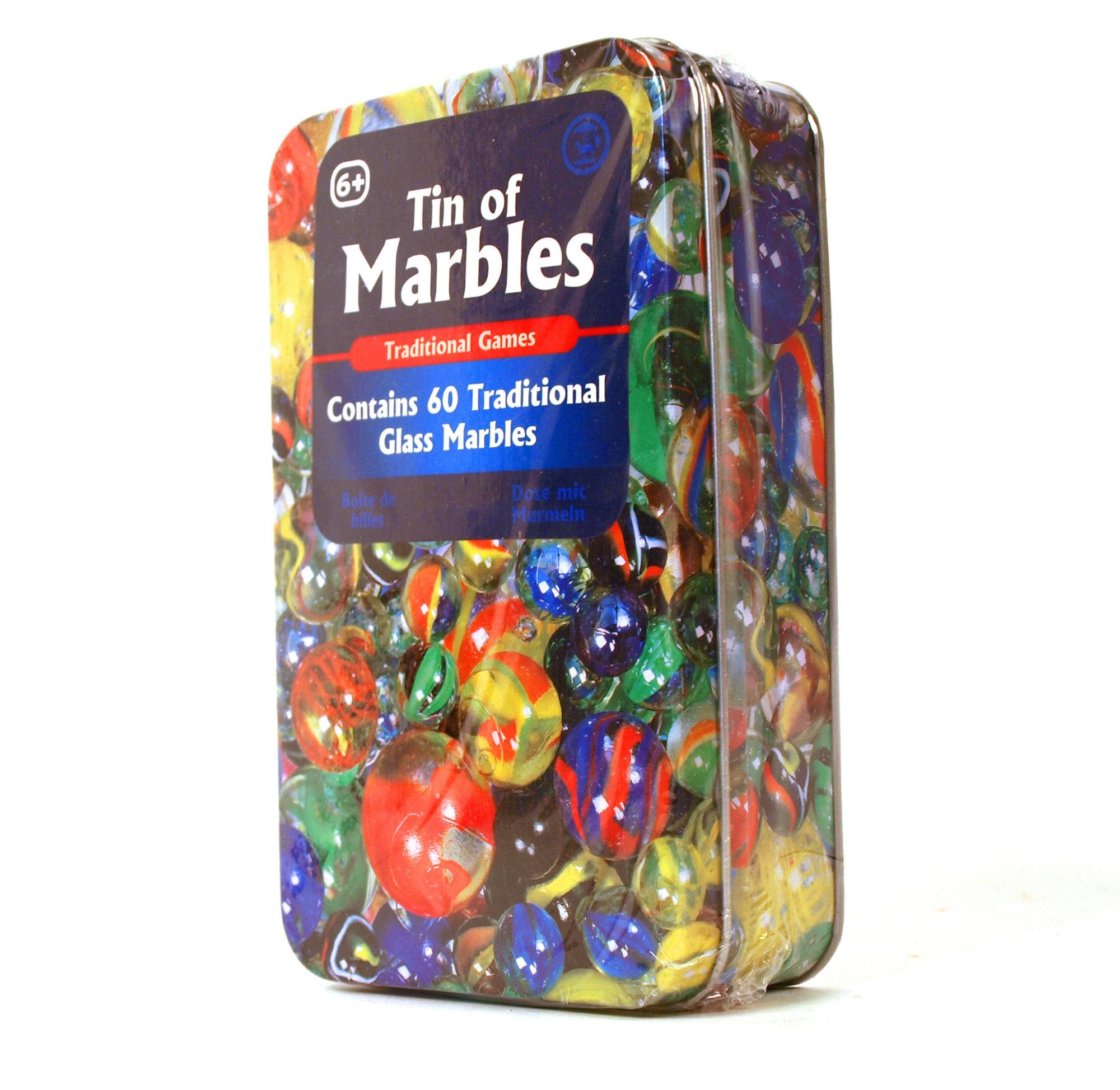Tobar 60 Mixed Design Marbles - Classic Toy for Kids | Multi-Coloured | Pack of 1 3