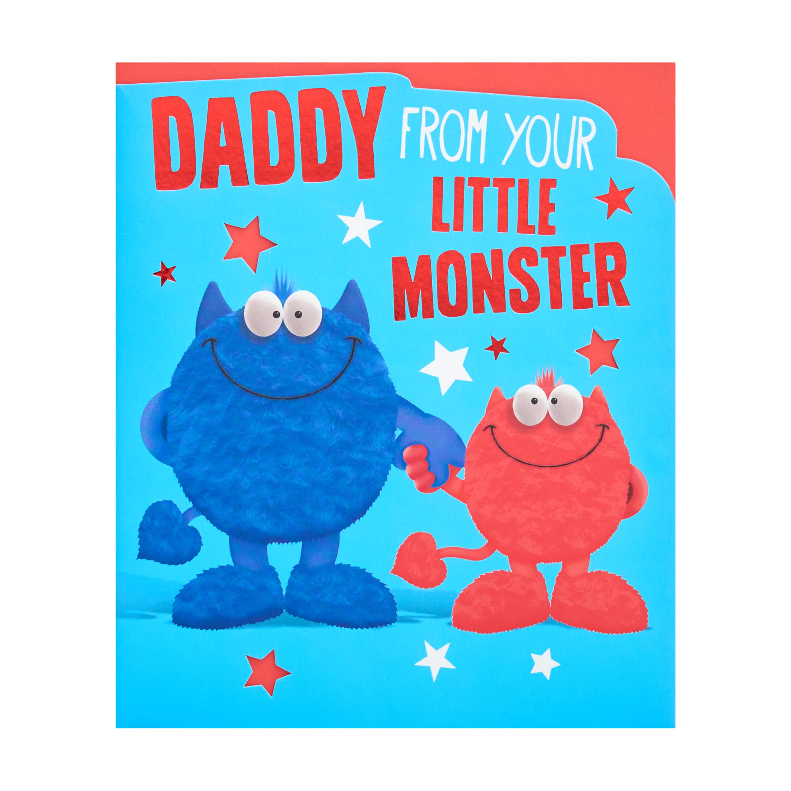 UK Greetings Father's Day Card for Daddy | Monster Illustration | 15.9 x 18.4 cm 5