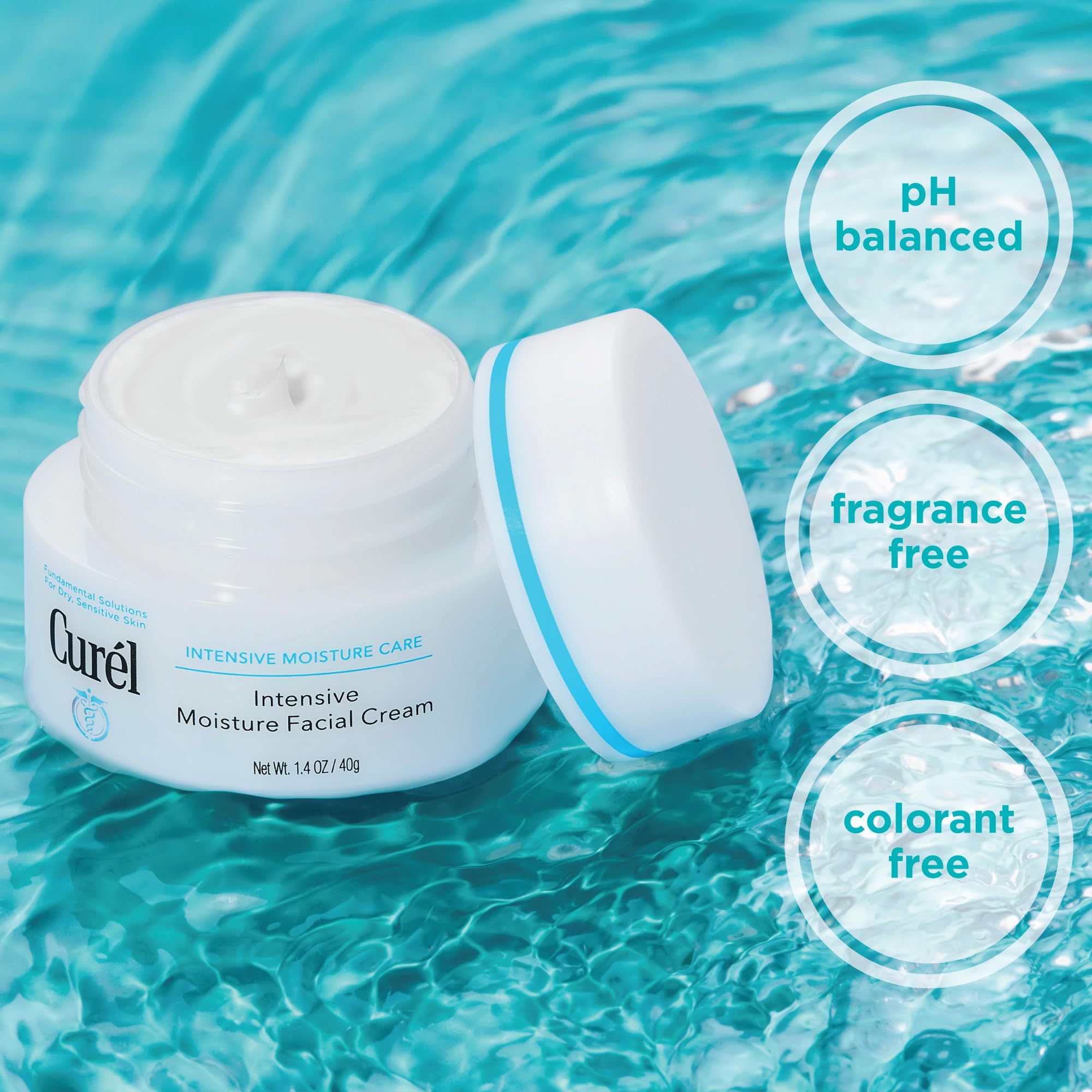 Curel Intensive Moisture Facial Cream for Dry, Sensitive Skin - 40g | Ceramide Replenishing | Fragrance Free 5
