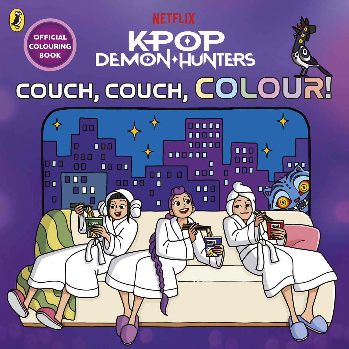 KPop Demon Hunters: Couch, Couch, Colour! Official Colouring Book