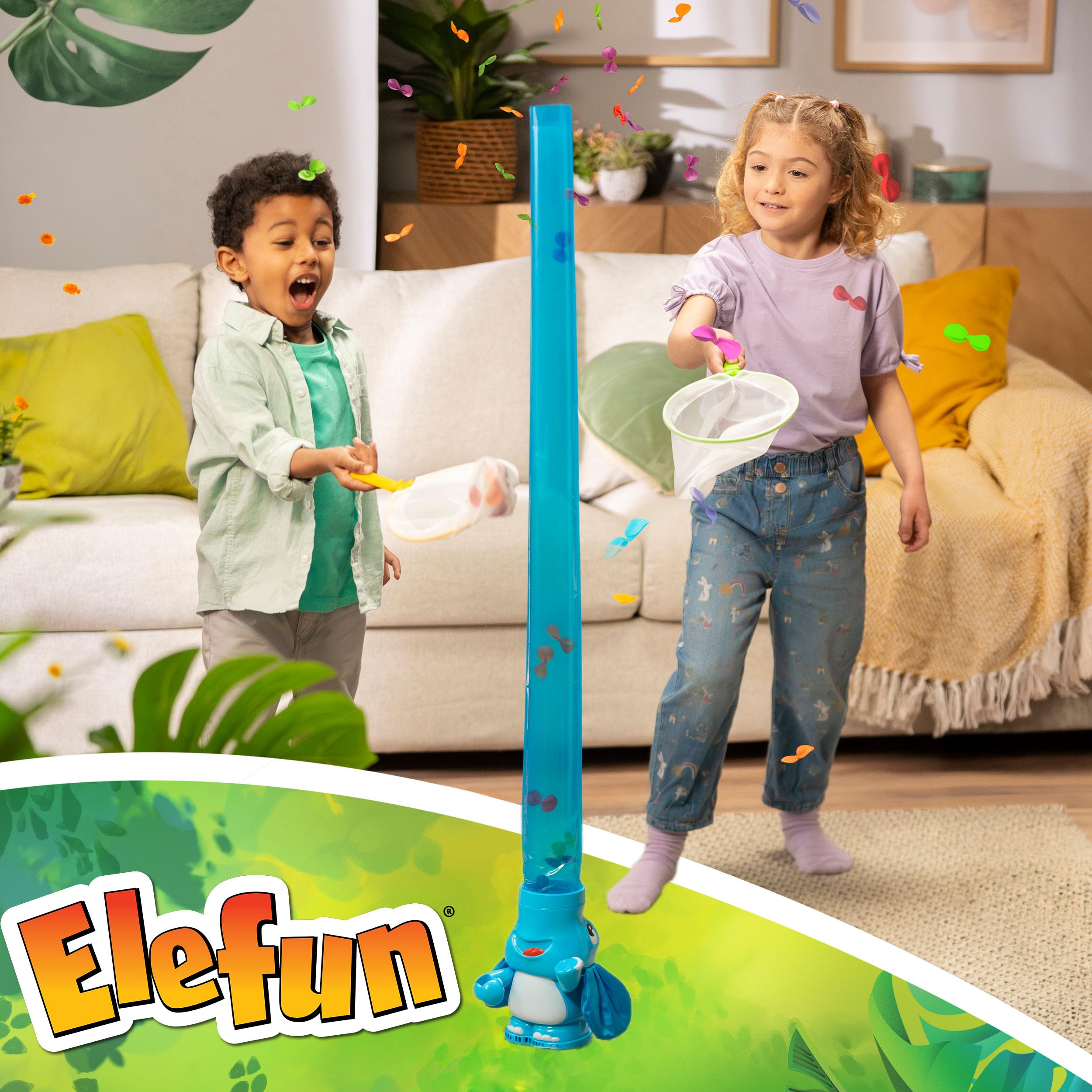 Goliath Elefun Butterfly Blasting and Catching Kids Game - Ages 4+ | 4 Players | Multicolor 6