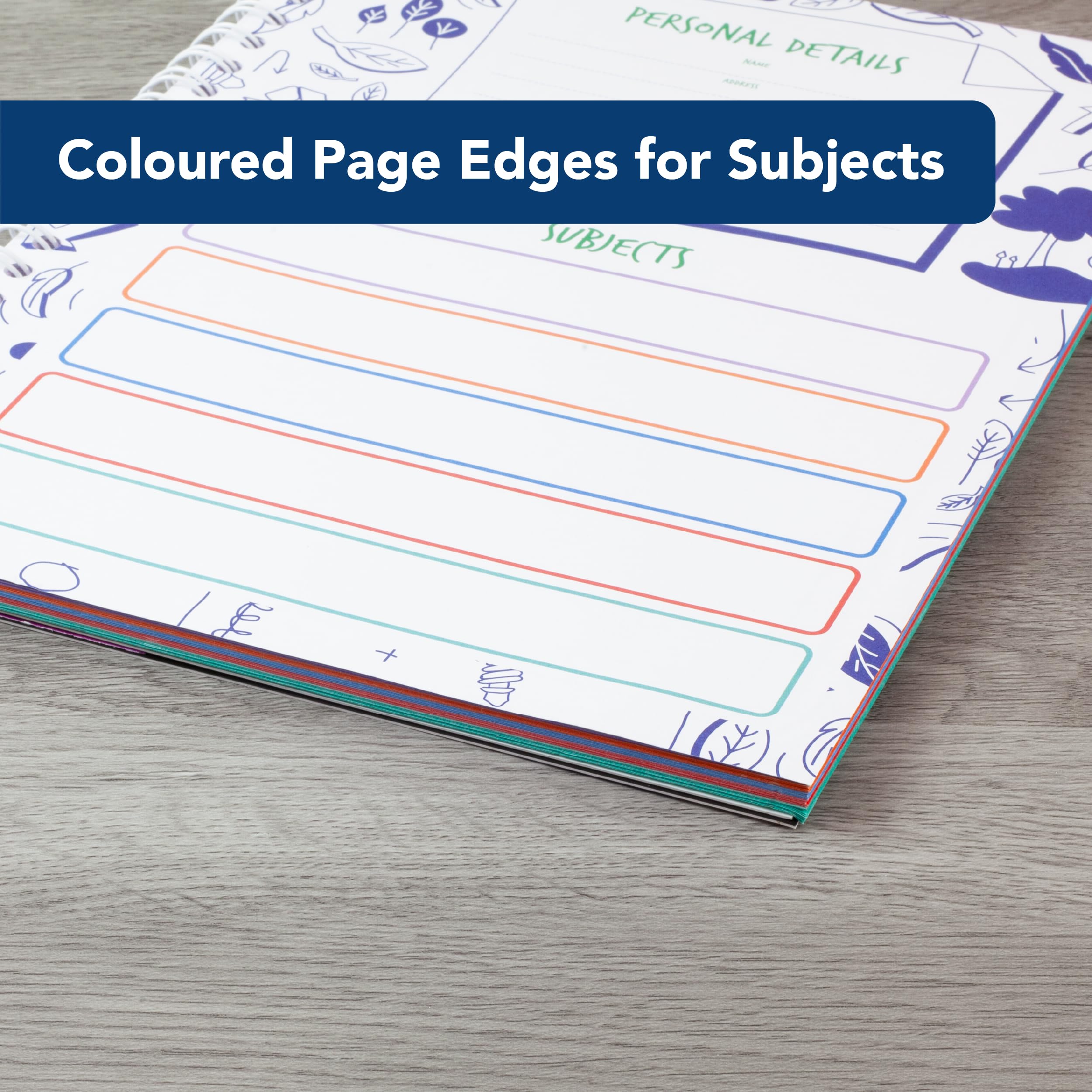 Oxford Campus A4 Subject Notebook - Digital Dividers | Wirebound | 160 Pages 3