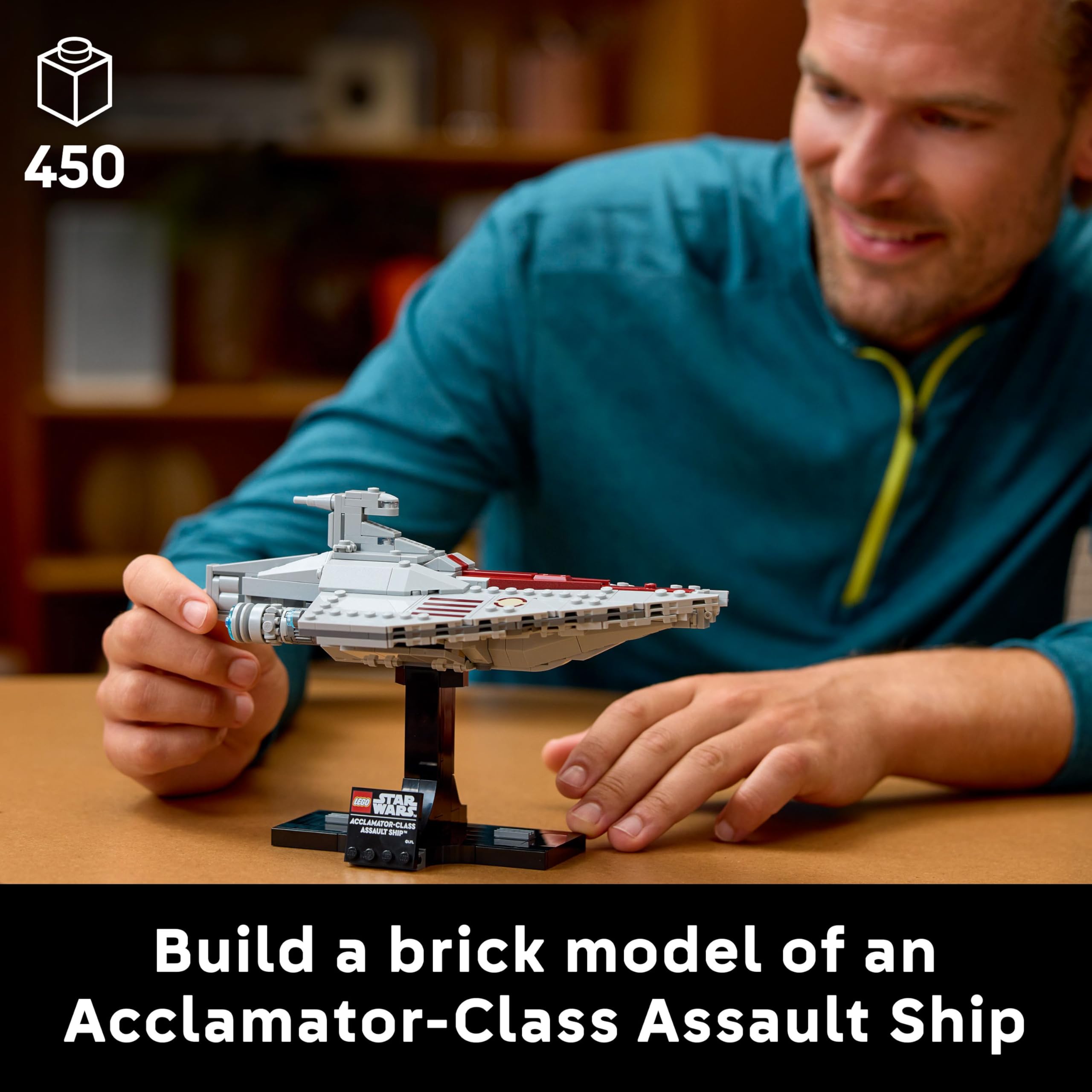 LEGO Star Wars 75404 Acclamator-Class Assault Ship Building Set | Ages 18+