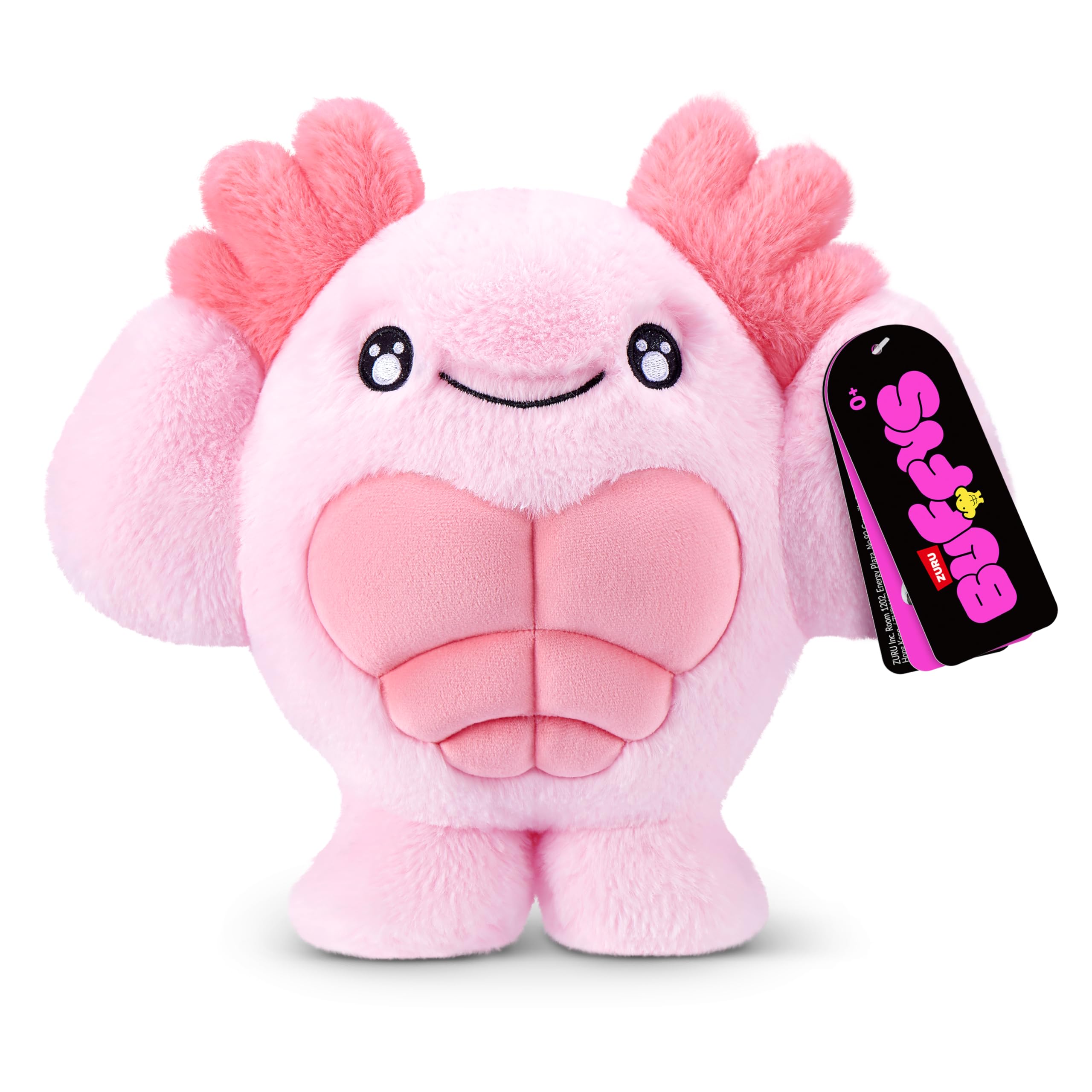 BUFFYS Series 1 Axolotl Plush - 8 Inch Soft Cuddle Buddy | Collectible Toy | Polyester 8