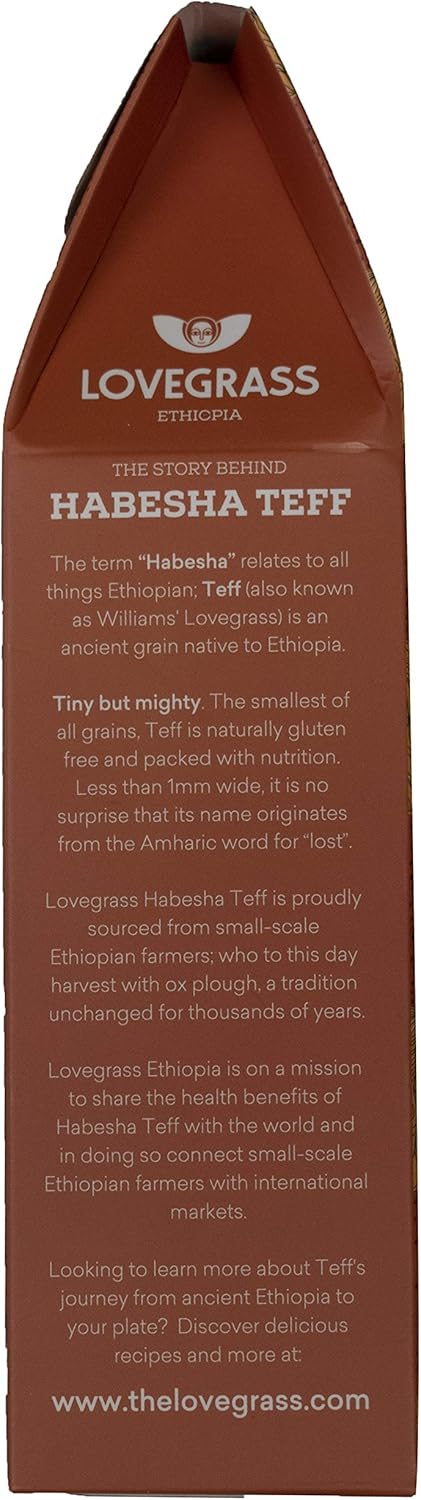 Lovegrass Habesha Brown Teff Grain – 500 g – Glutenfrei – Vegan &amp; Milchfrei 3