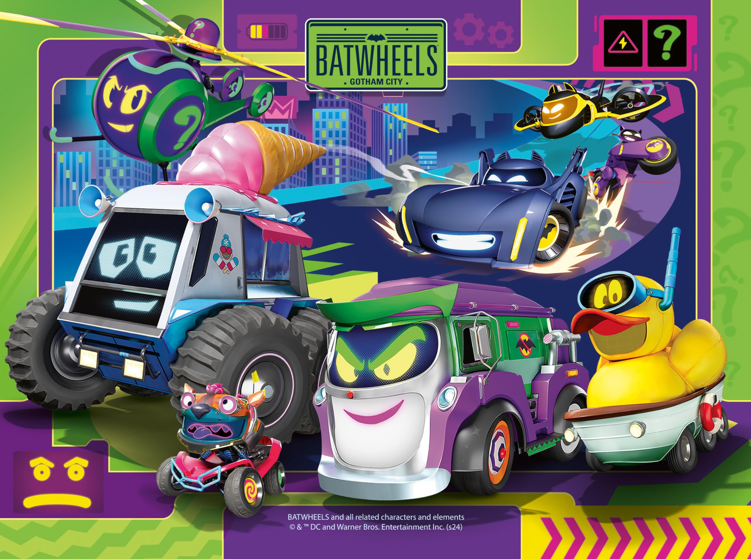 Ravensburger Batman Batwheels 4-in-1 Jigsaw Puzzle Set for Kids Ages 3 and Up 5