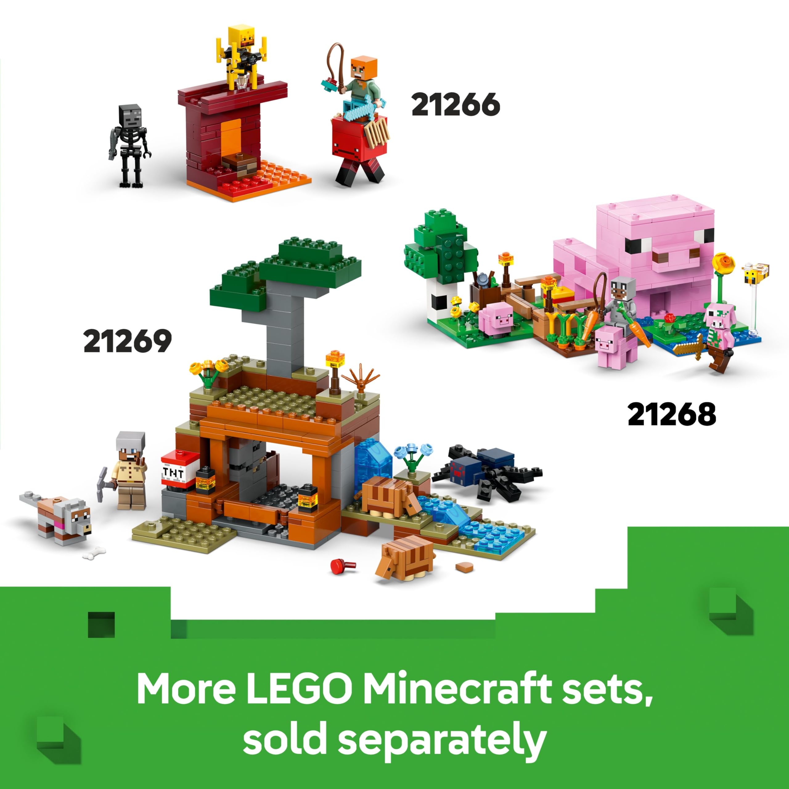 LEGO Minecraft The Illager Desert Patrol Set 21267 | Building Toy for Ages 7+ 7