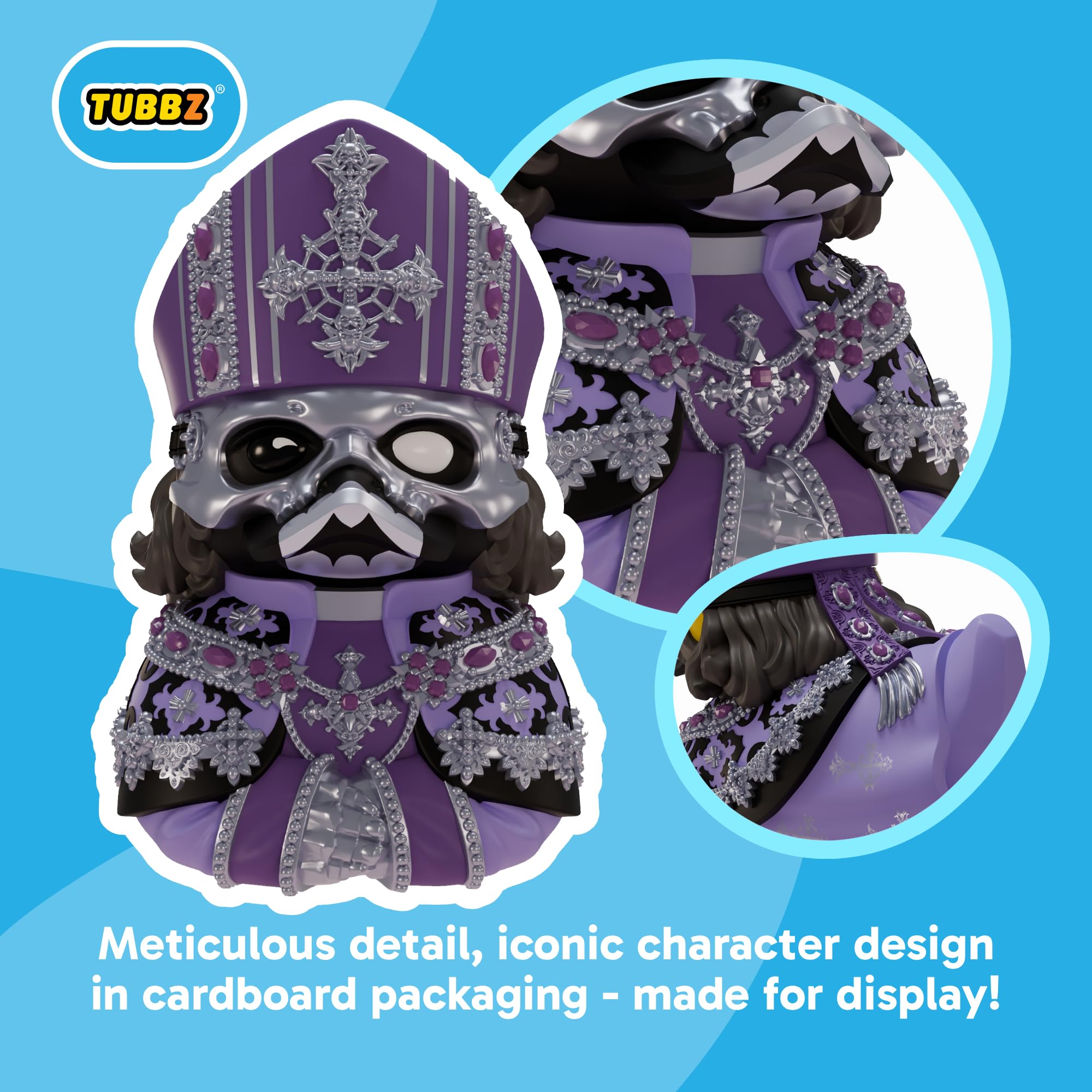 TUBBZ Ghost - Papa Perpetua V Cosplaying Rubber Duck Vinyl Figure | 3.54 in | Boxed Edition