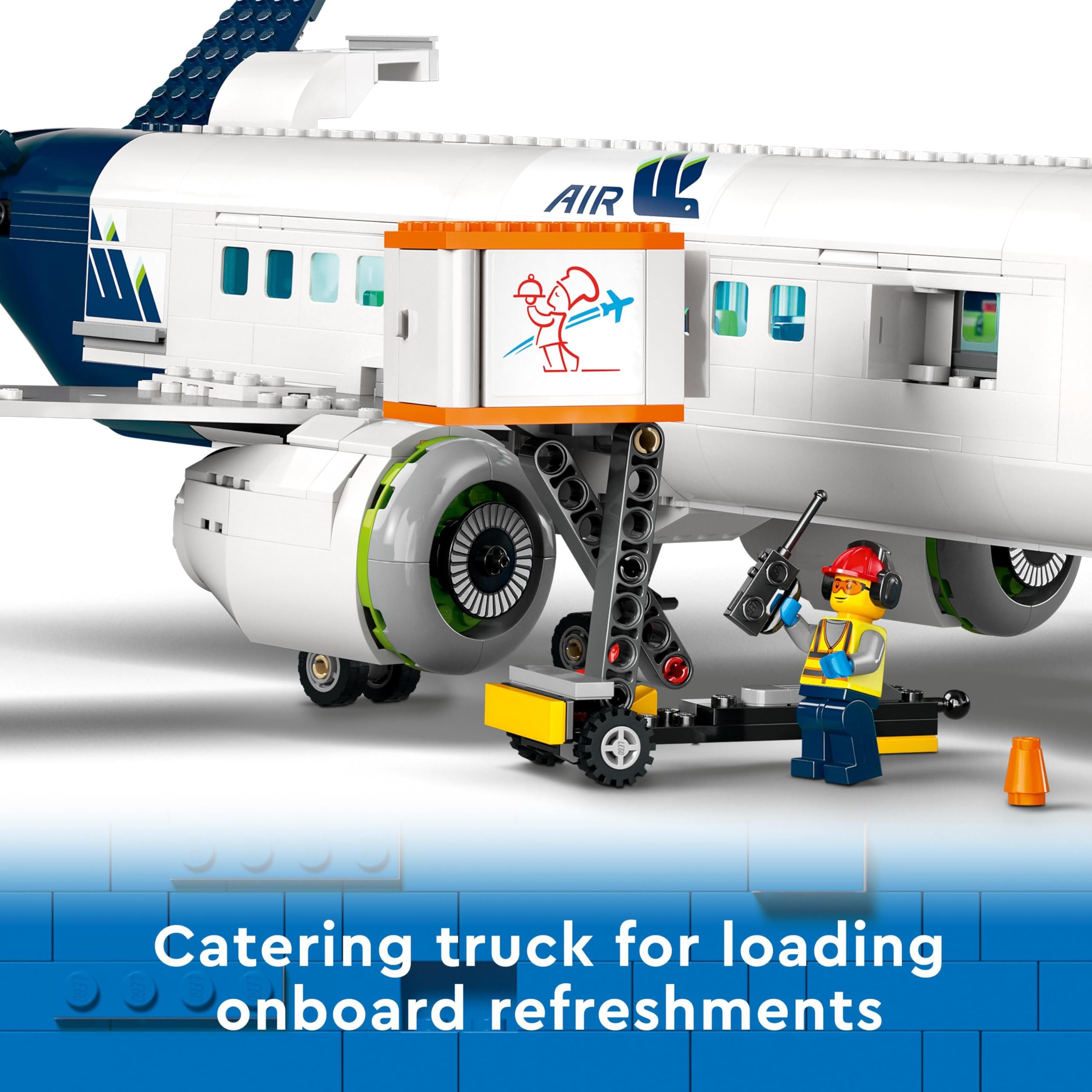 LEGO 60367 City Passenger Aeroplane Toy Building Set | Ages 7+ | Multicolor 5
