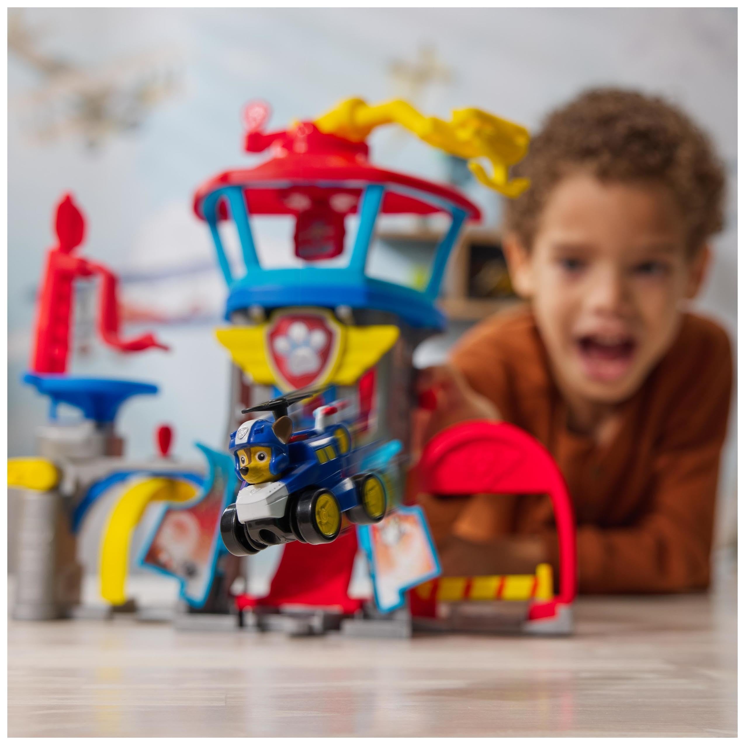 Paw Patrol Air Rescue Pup Squad Adventure Bay Airport Playset with Chase | Over 30cm Tall 4
