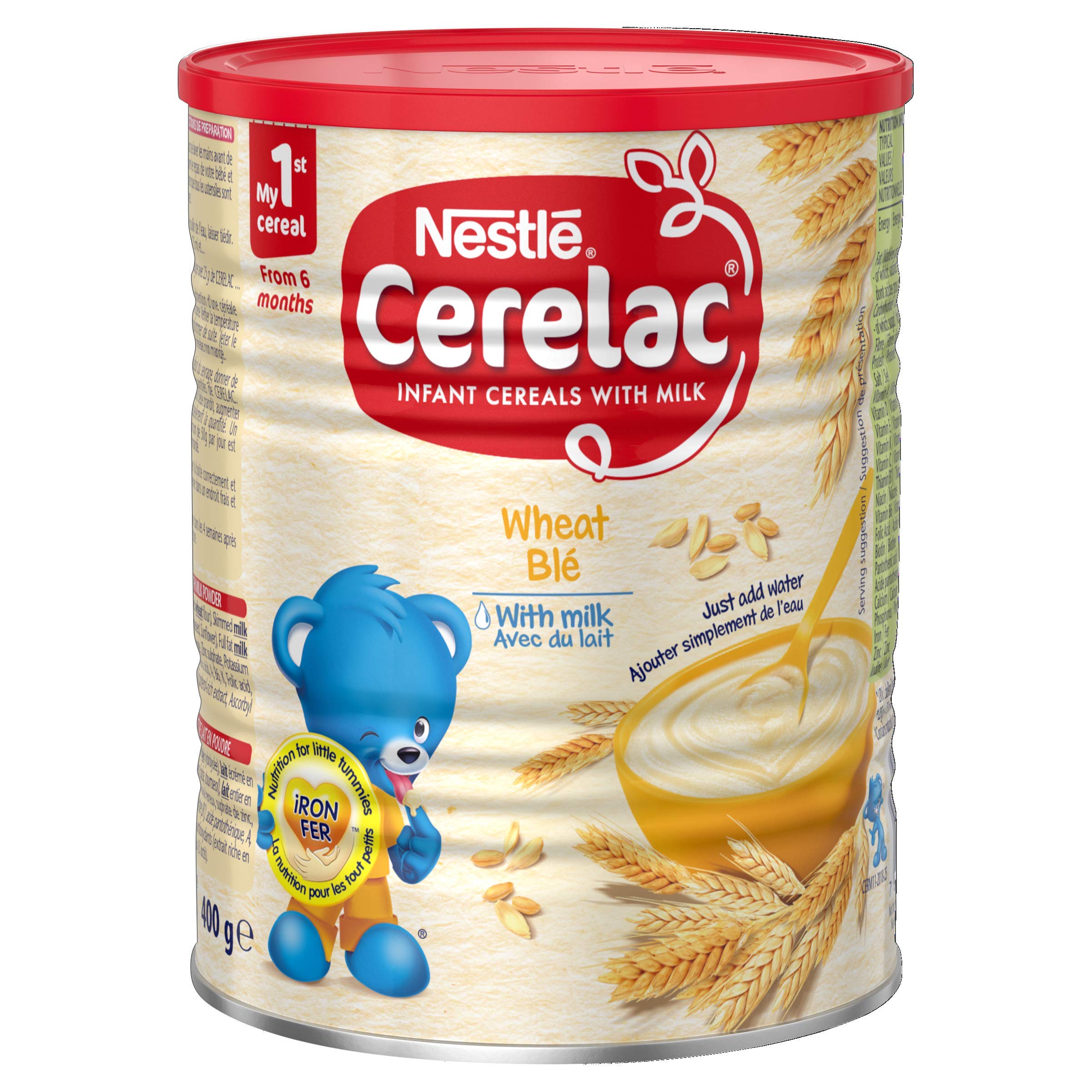 Cerelac Wheat Infant Cereal with Milk - Suitable from 6 Months+ | 400g