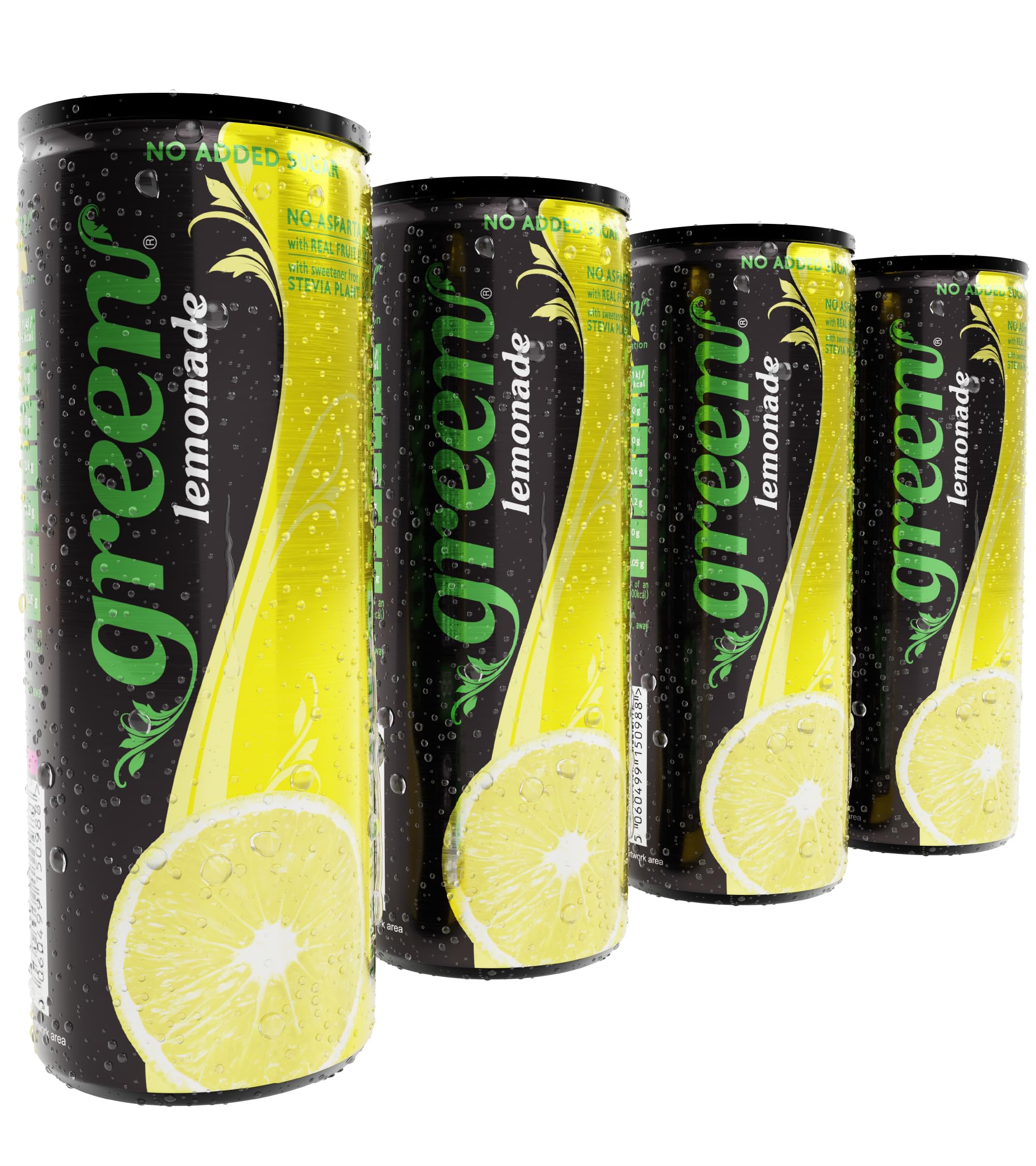 Green Cola Sparkling Lemonade - Low Calorie, Sugar-Free | 4 Pack x 330ml