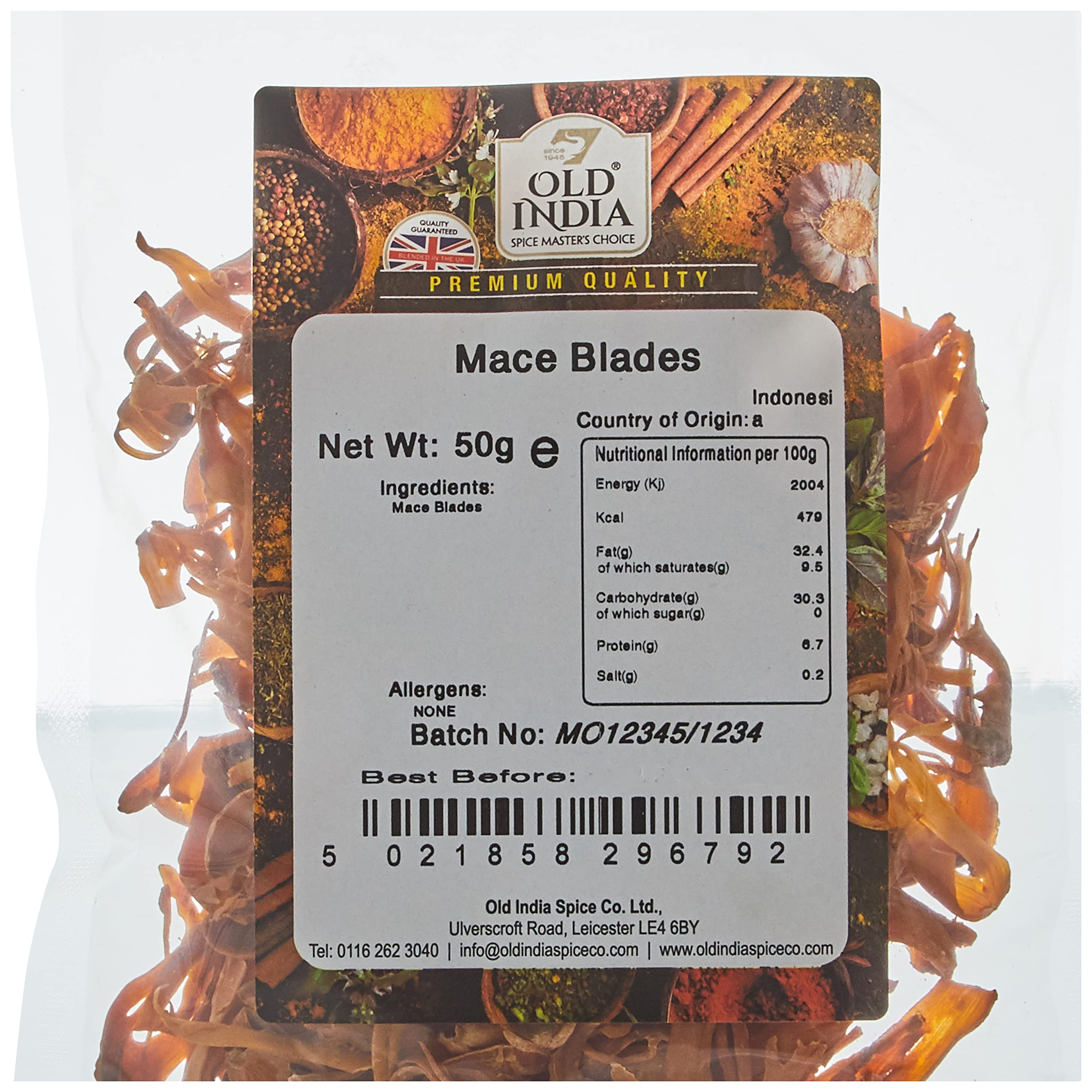 Old India Mace Blades - 100% Natural Whole Spice | 50g Pack 2