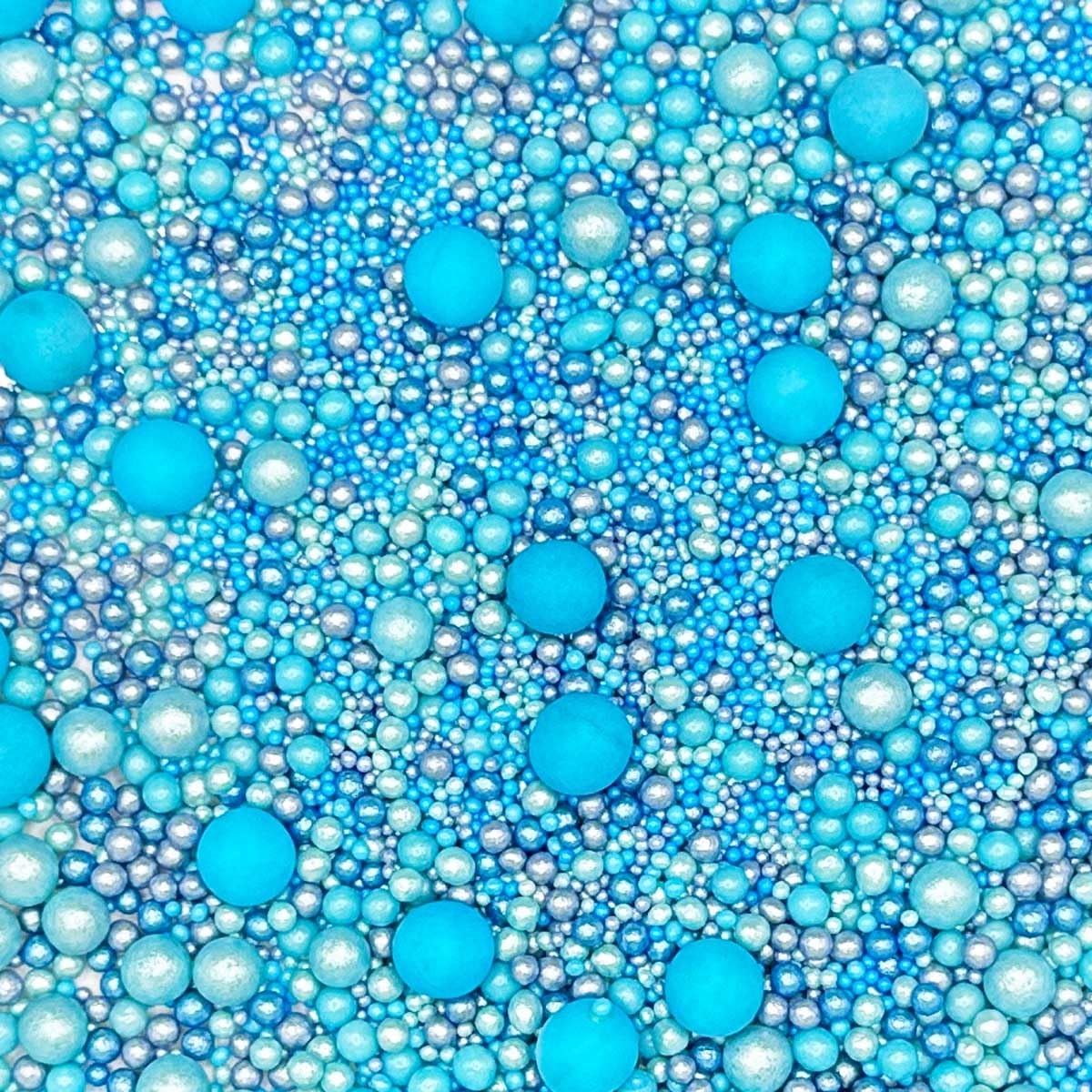 A Pinch of Pearls Mix - Edible Shimmer Cake Sprinkles | 30g Blue 2