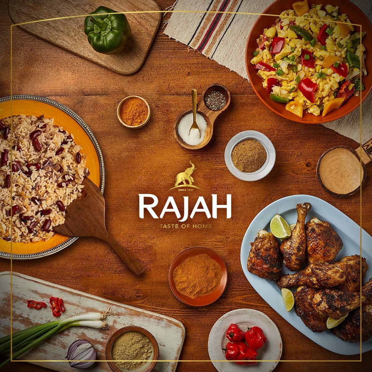 Rajah - Mild Madras Curry Powder | 1kg Resealable Pack 6