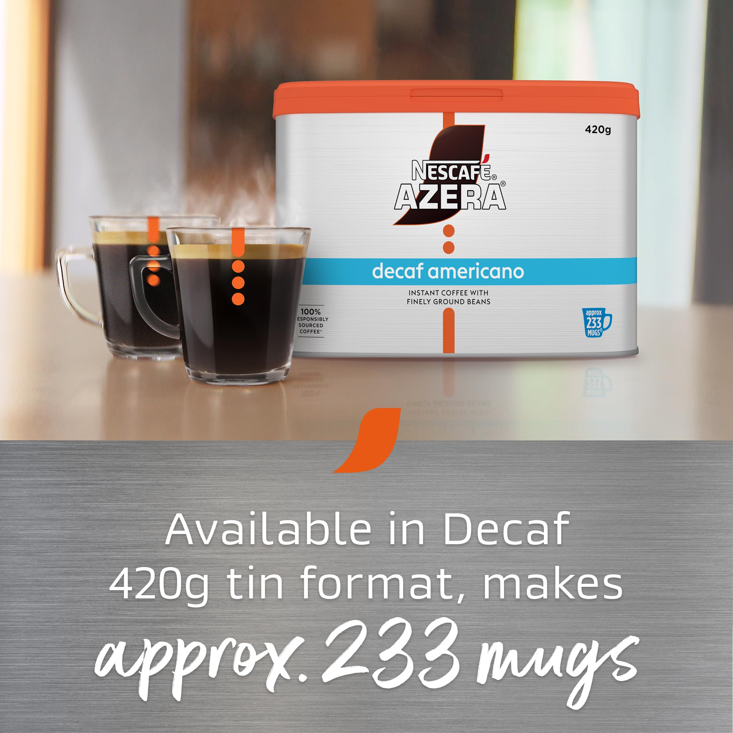 NESCAFÉ Azera Americano Instantkaffee mit gemahlenen Bohnen 500g 11