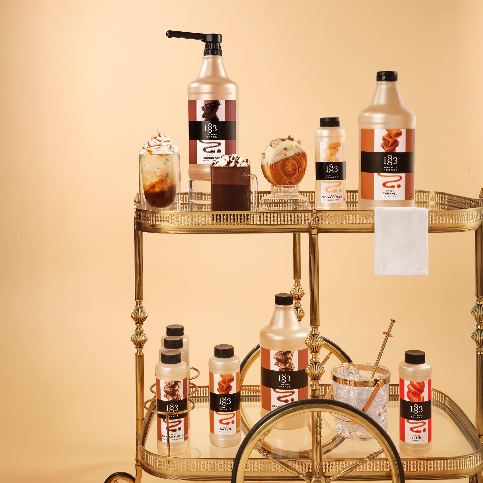 1883 MAISON ROUTIN Strawberry Sauce - Gourmet Dessert Topping | 500 ml 5