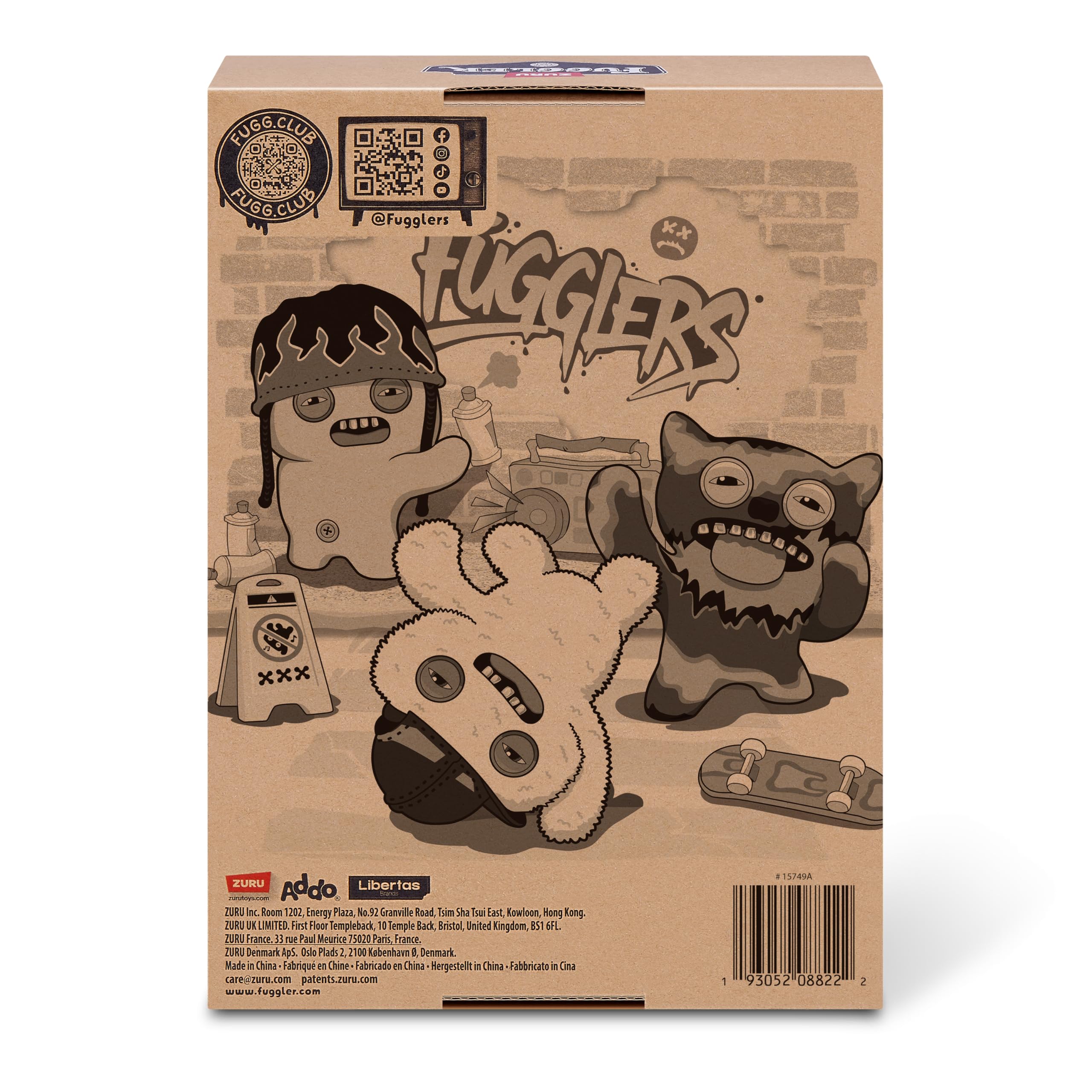 Fuggler Fugg Life Sir Splodge A Lot 9-Inch Plush Toy by ZURU | Human-like Teeth 8
