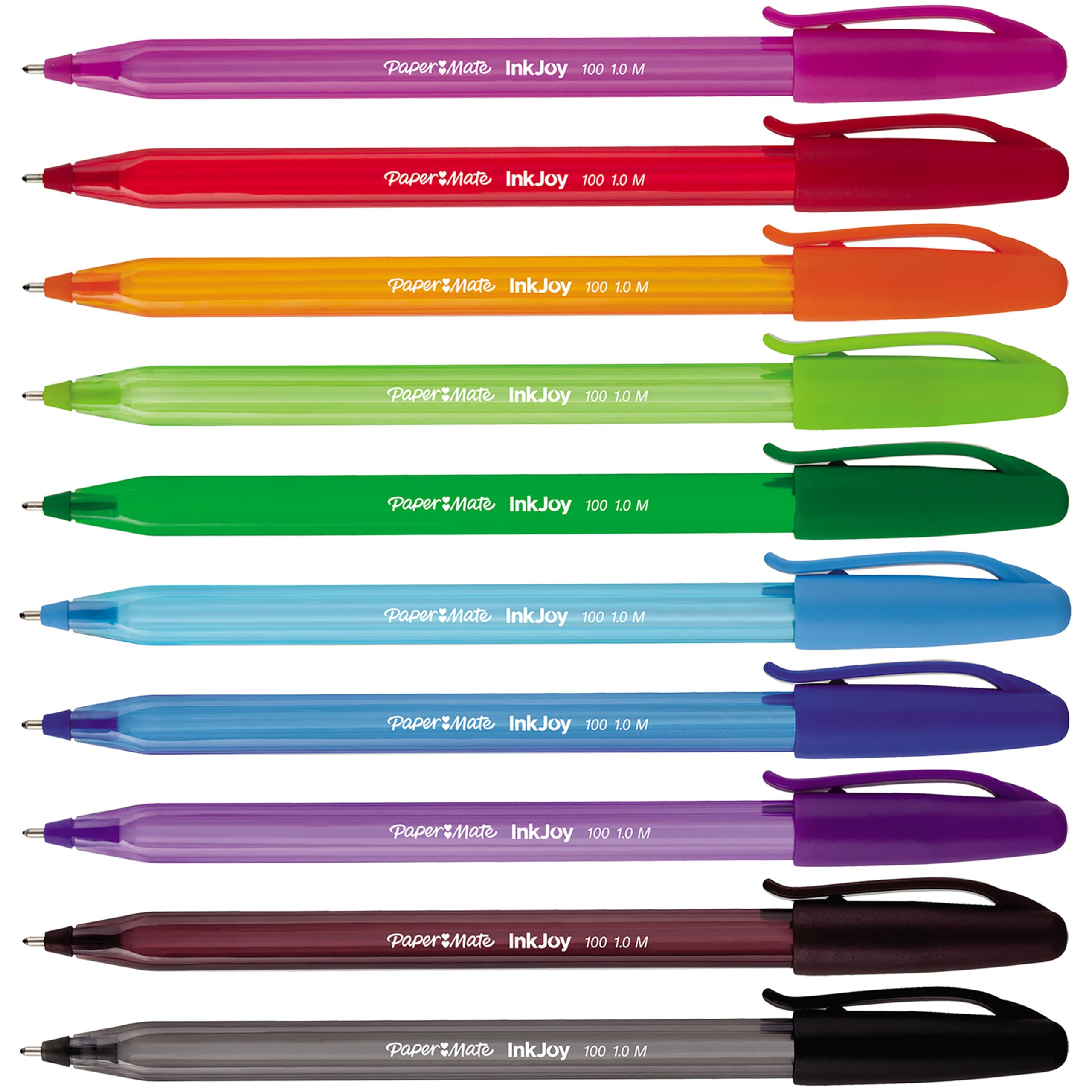 Paper Mate InkJoy 100ST Ballpoint Pens - Medium Point (1.0mm) | 27 Count Assorted Fun Colors 3