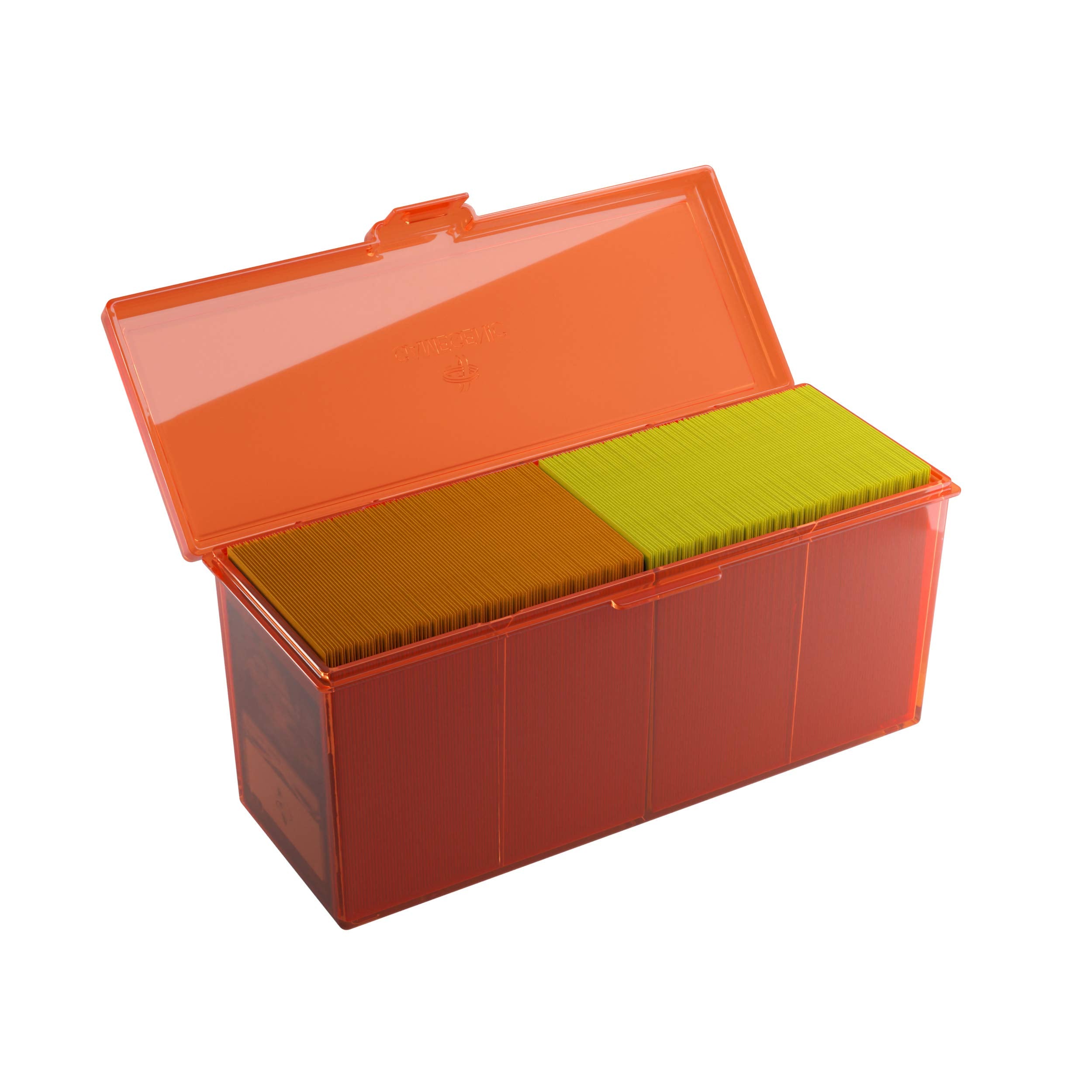 Gamegenic Fourtress 320-Card Deck Holder - Rigid, Stackable Storage | Red 5